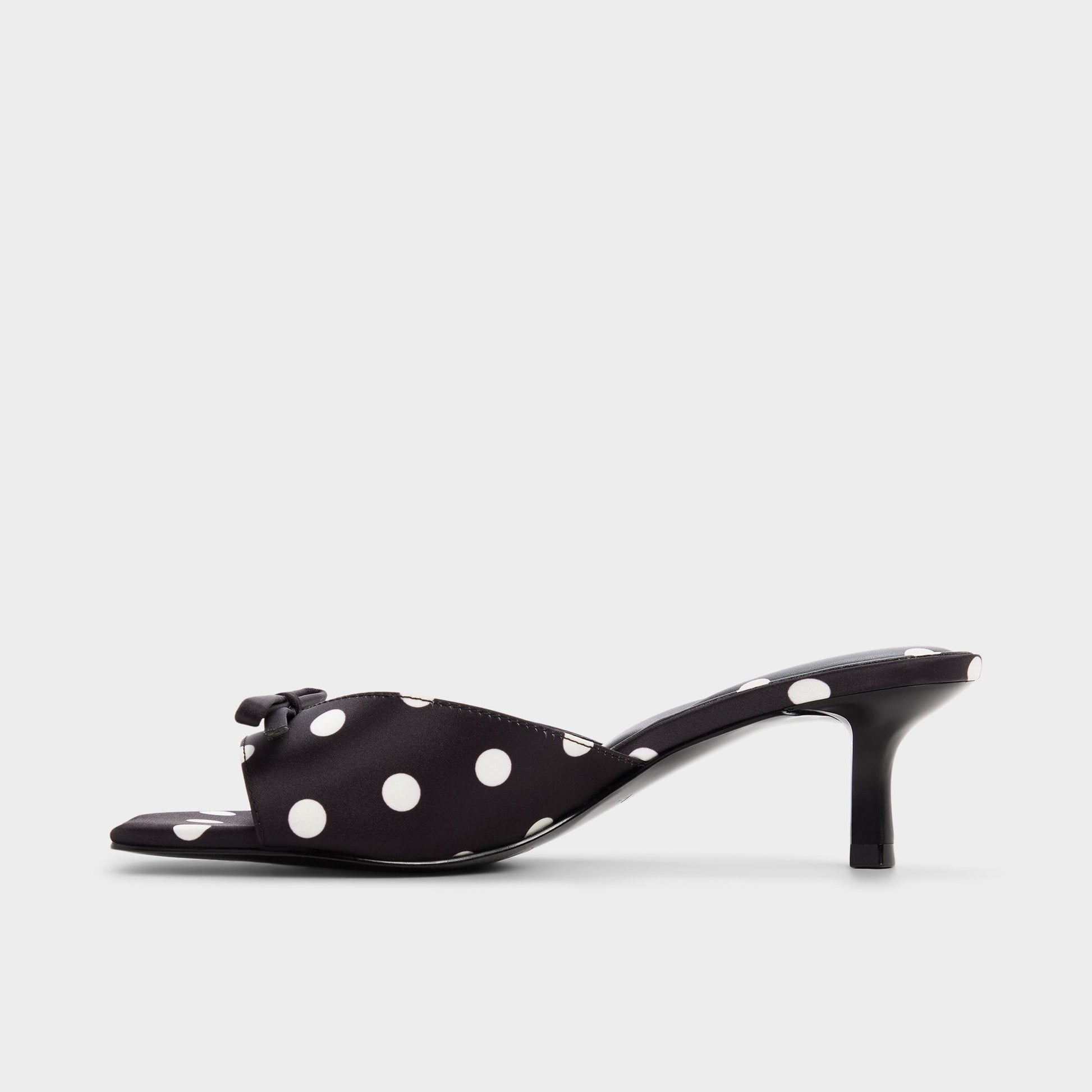 Aldo Belerose in Black White - Heeled mule, Stiletto heel Women
