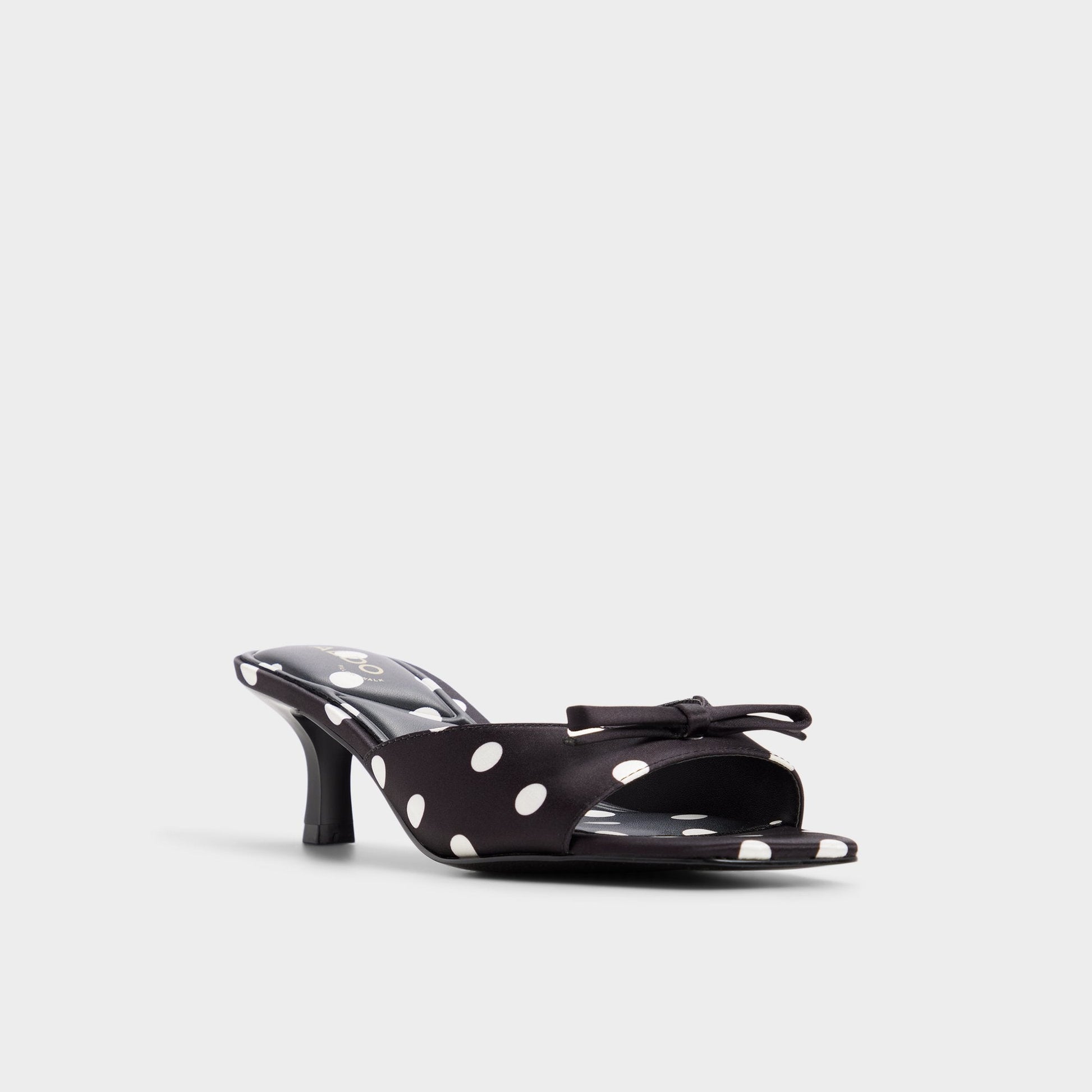 Aldo Belerose in Black White - Heeled mule, Stiletto heel Women