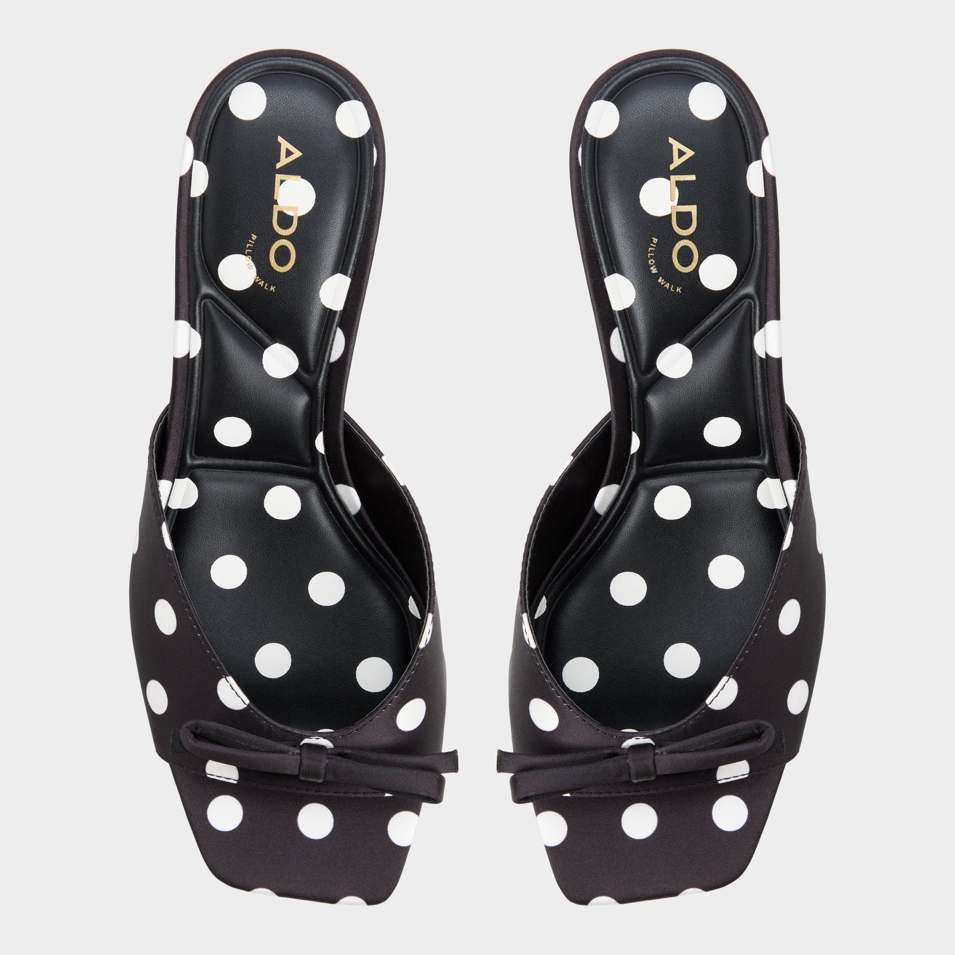 Aldo Belerose in Black White - Heeled mule, Stiletto heel Women
