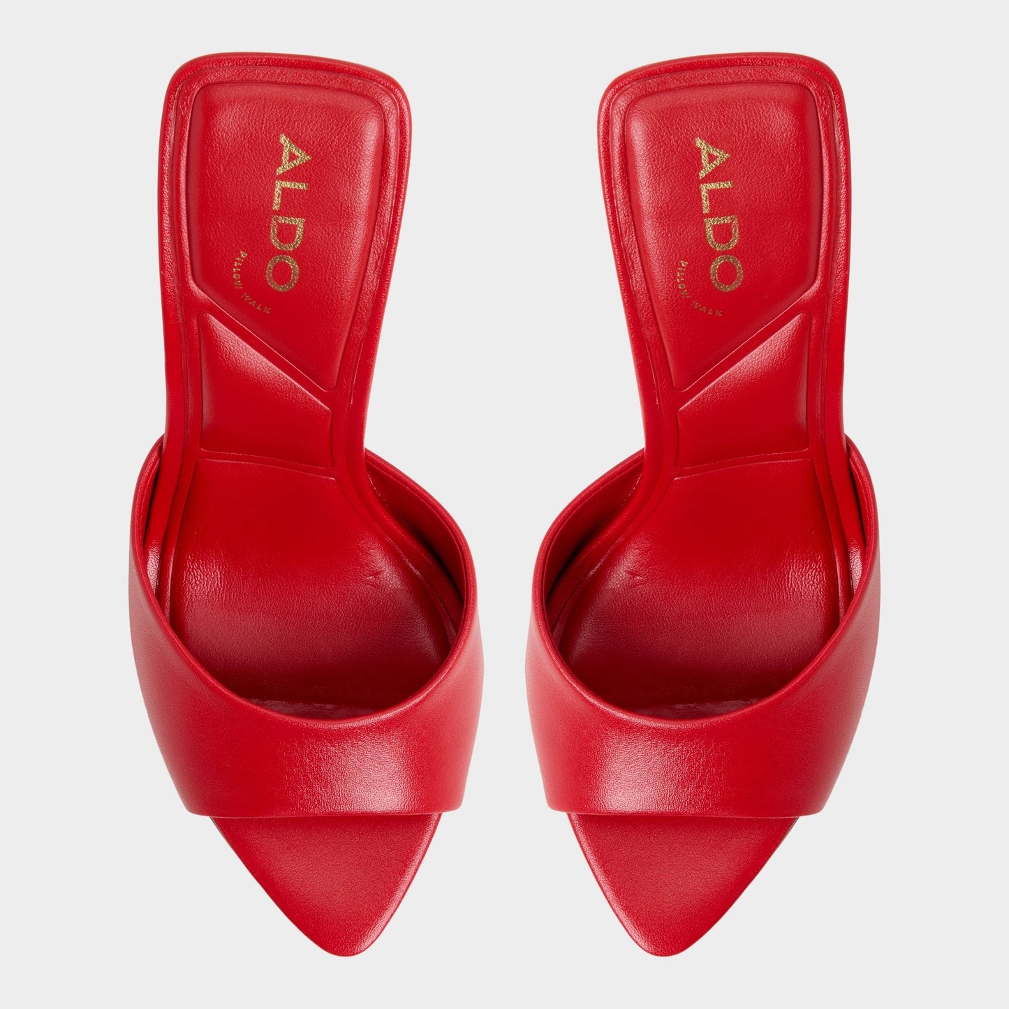 Aldo Madelan in Bright Red - Heeled mule, Stiletto heel Women