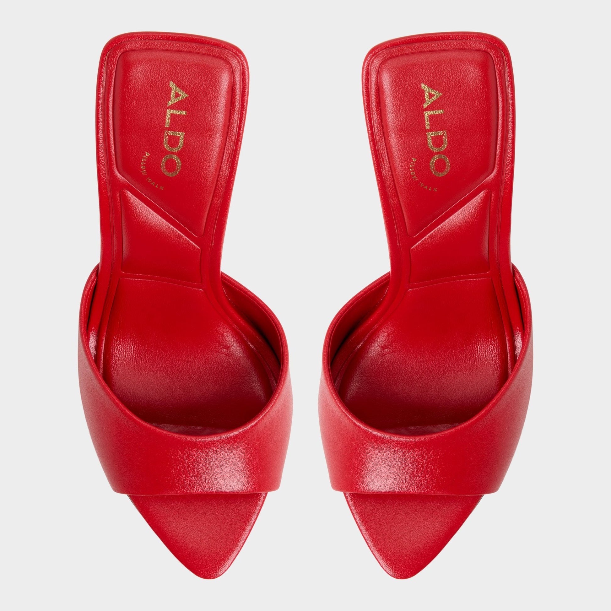 Aldo Madelan in Bright Red - Heeled mule, Stiletto heel Women