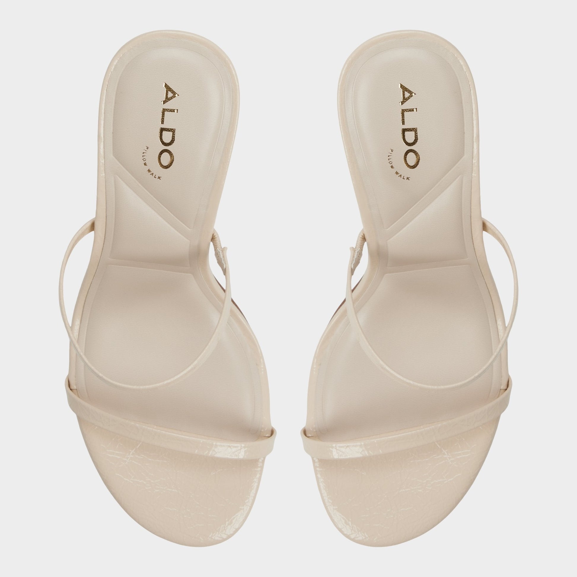 Aldo Avelinda in Cream - Heeled mule Women