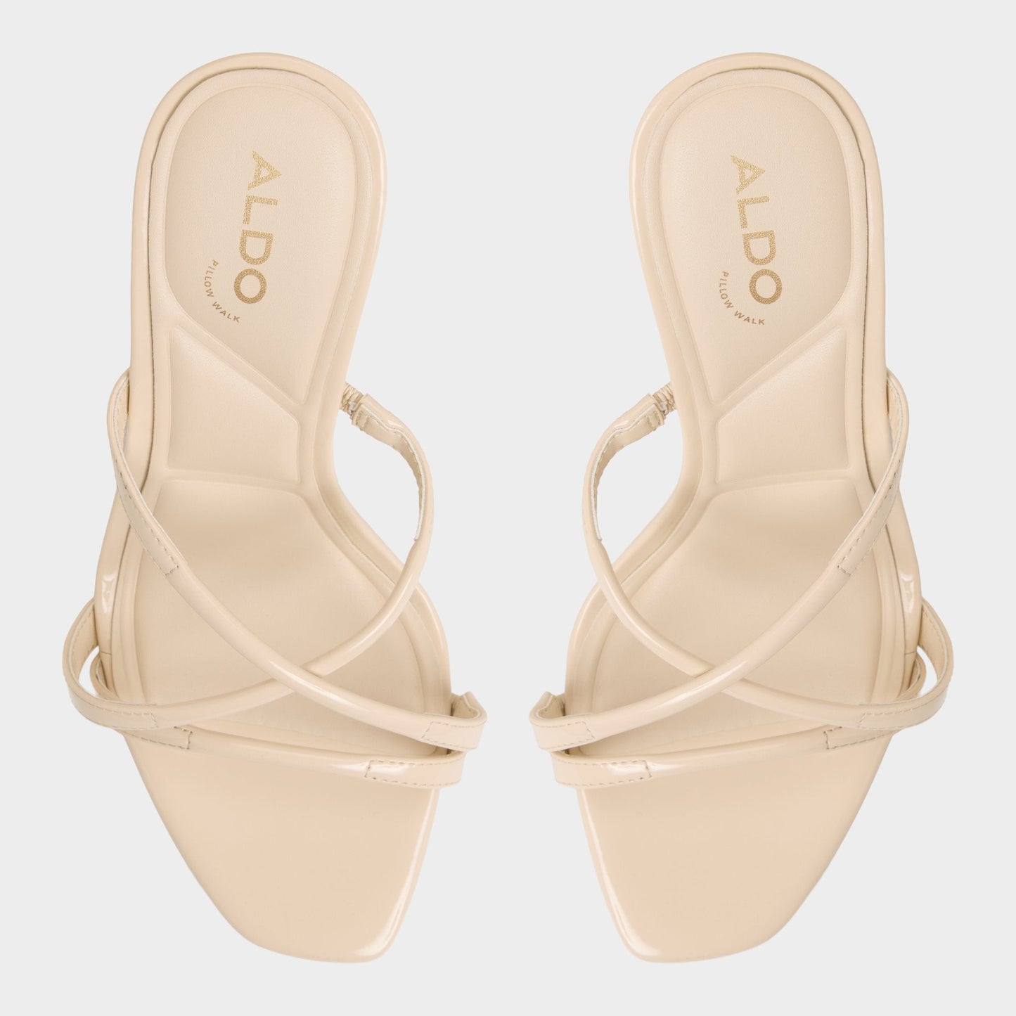 Aldo Velaia Light Beige Women's Heeled mules - Heeled mule, Stiletto heel Women