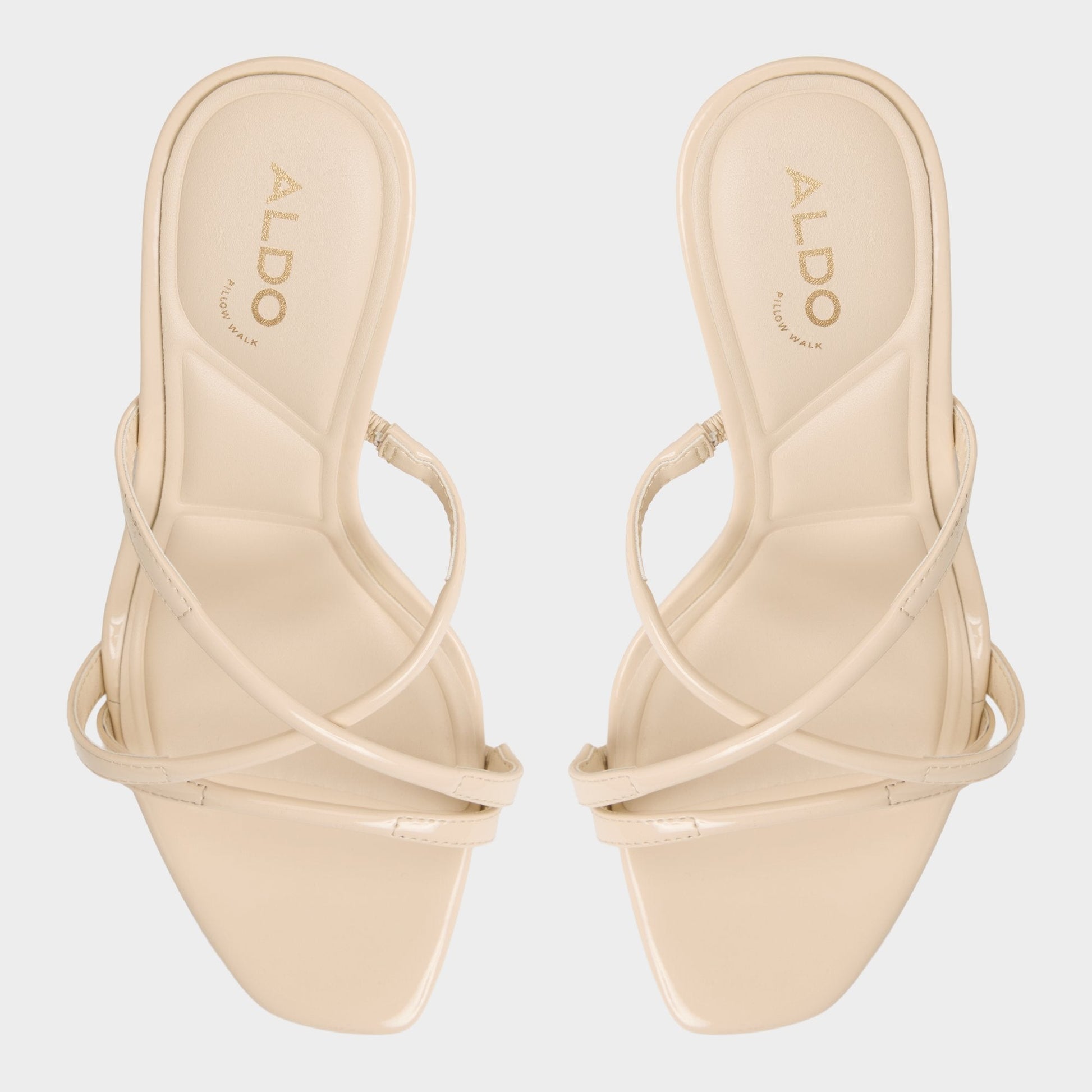 Aldo Velaia Light Beige Women's Heeled mules - Heeled mule, Stiletto heel Women