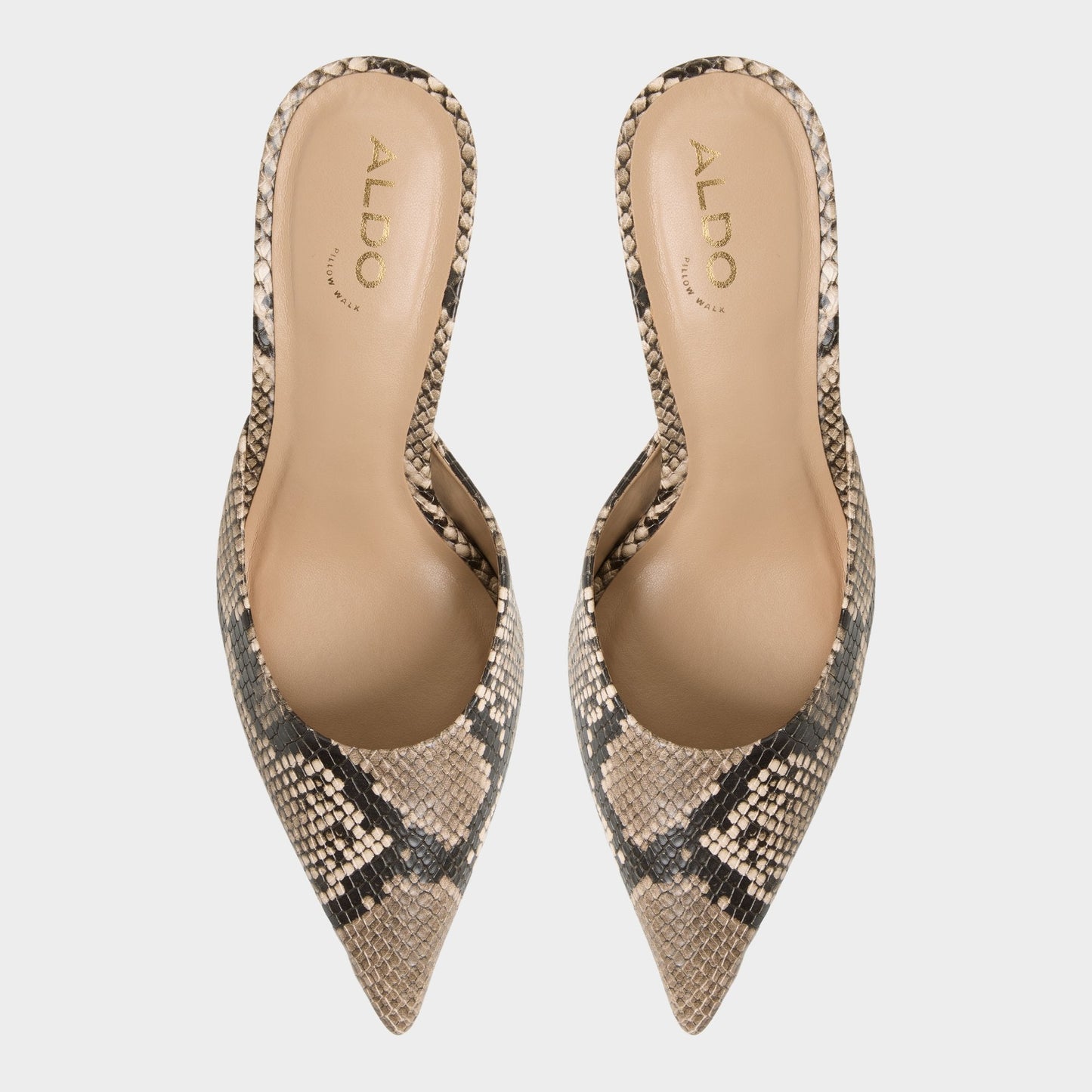 Aldo Beatrixy Python Women's Heeled mules - Heeled mule, Stiletto heel Women