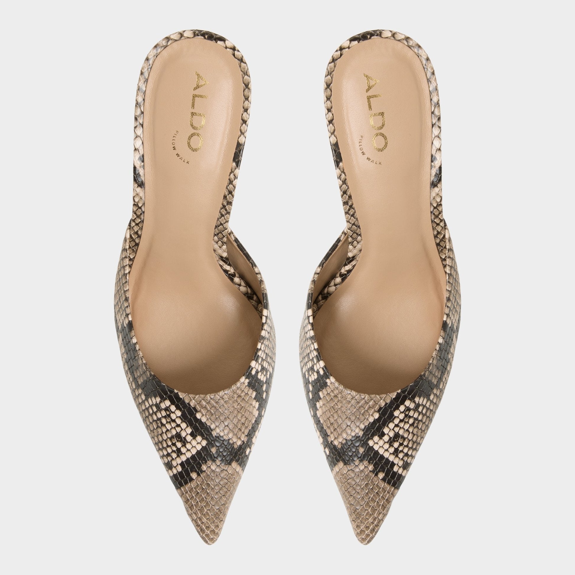 Aldo Beatrixy Python Women's Heeled mules - Heeled mule, Stiletto heel Women