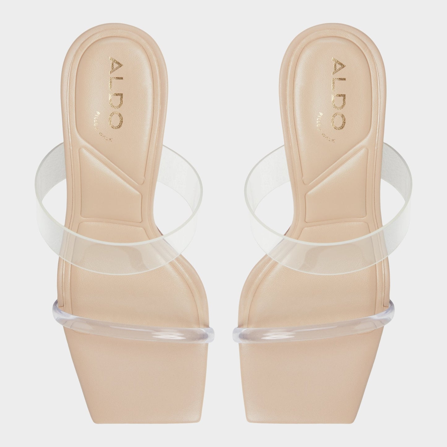 Aldo Calley Tan Women's Heeled mules - Heeled mule, Block heel Women
