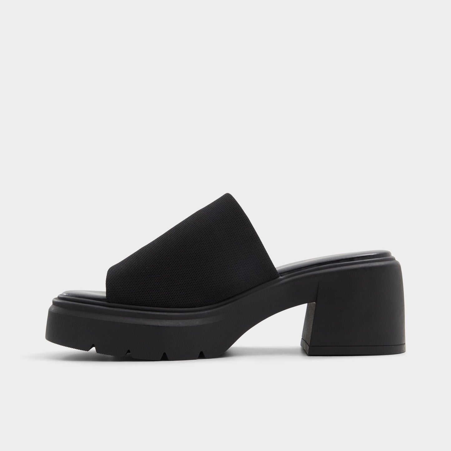 Aldo Harrietta Black Women's Wedges - Heeled mule, Block heel Women