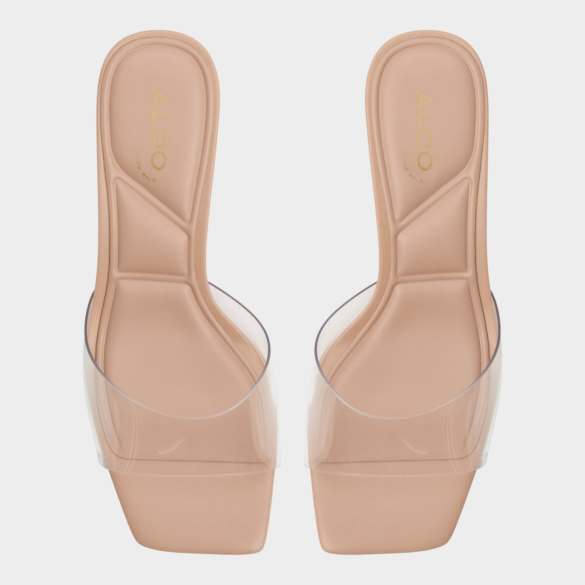 Aldo Enchanting Tan Women's Heeled mules - Heeled mule, Kitten heel Women