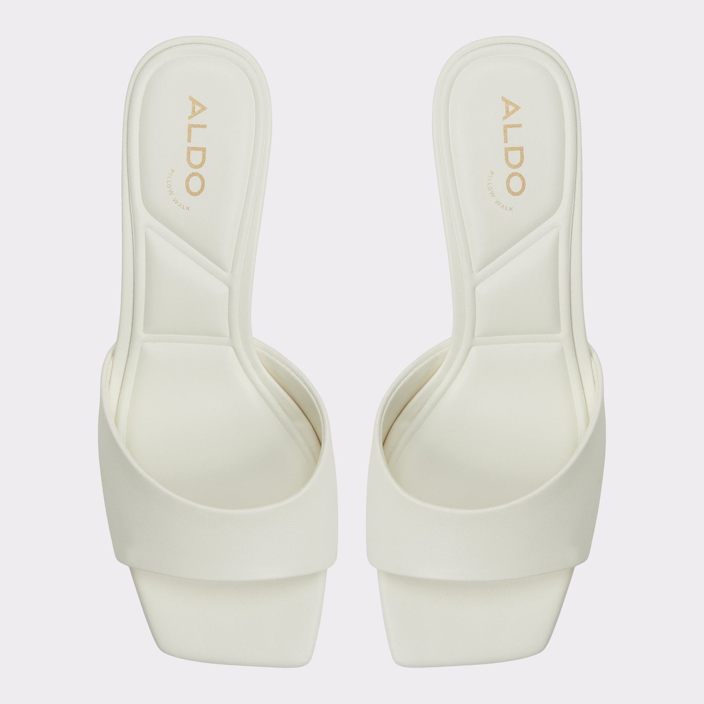 Aldo Enchanting White Women's Heeled mules - Heeled mule, Kitten heel Women