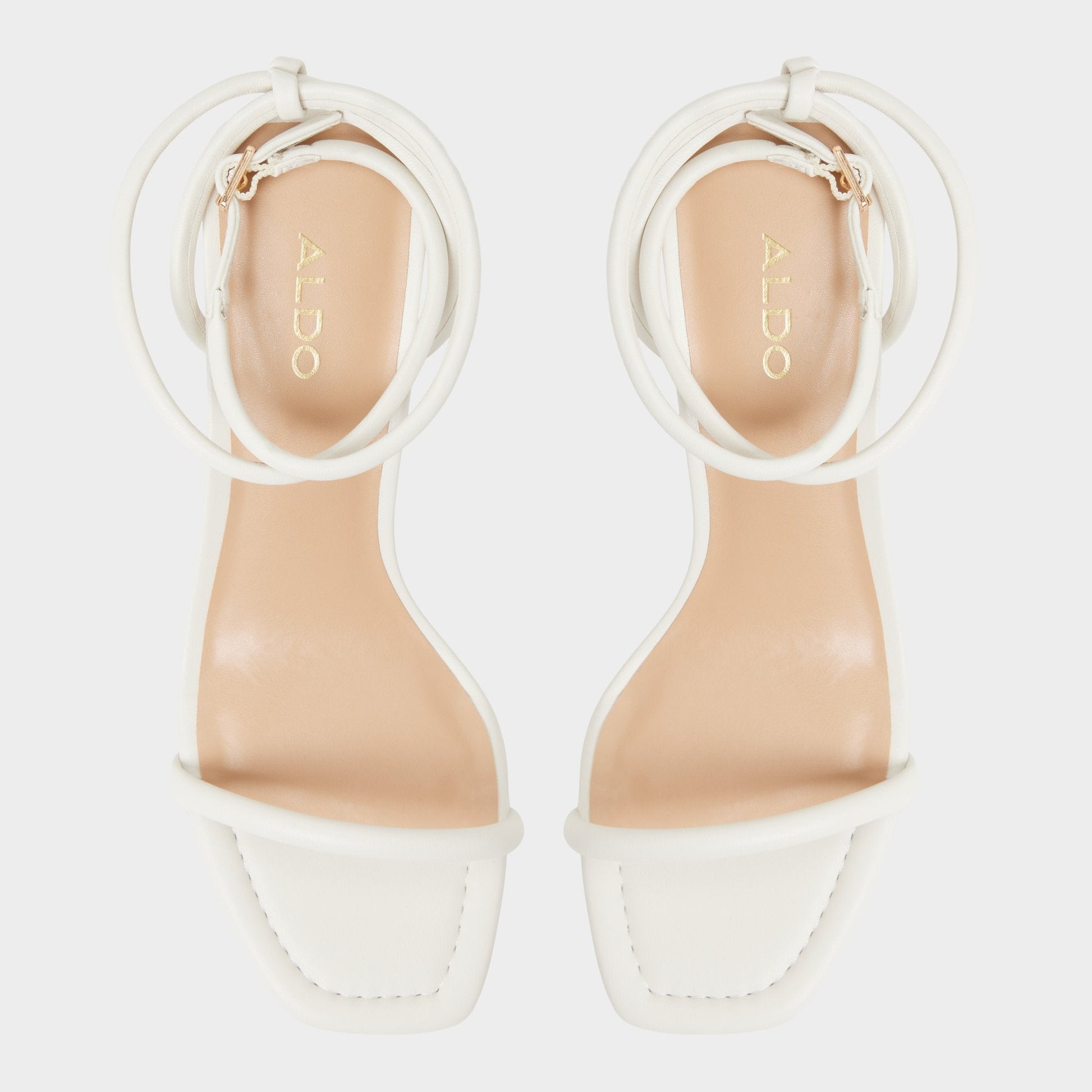 Aldo Demmi White Women's Strappy sandals - , Kitten heel Women
