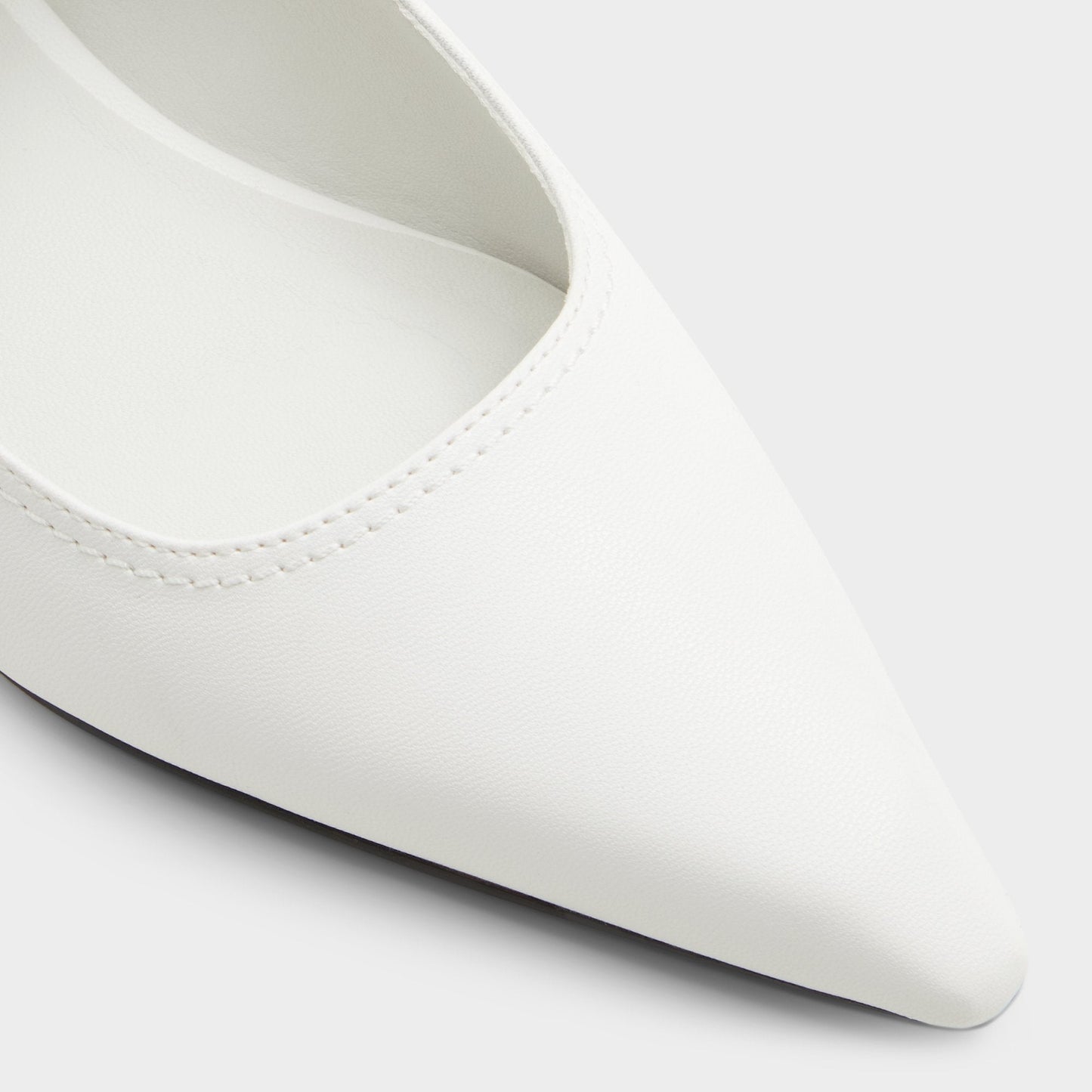 Aldo Kellya White Women's Slingbacks - Sling back high heel, Kitten heel Women