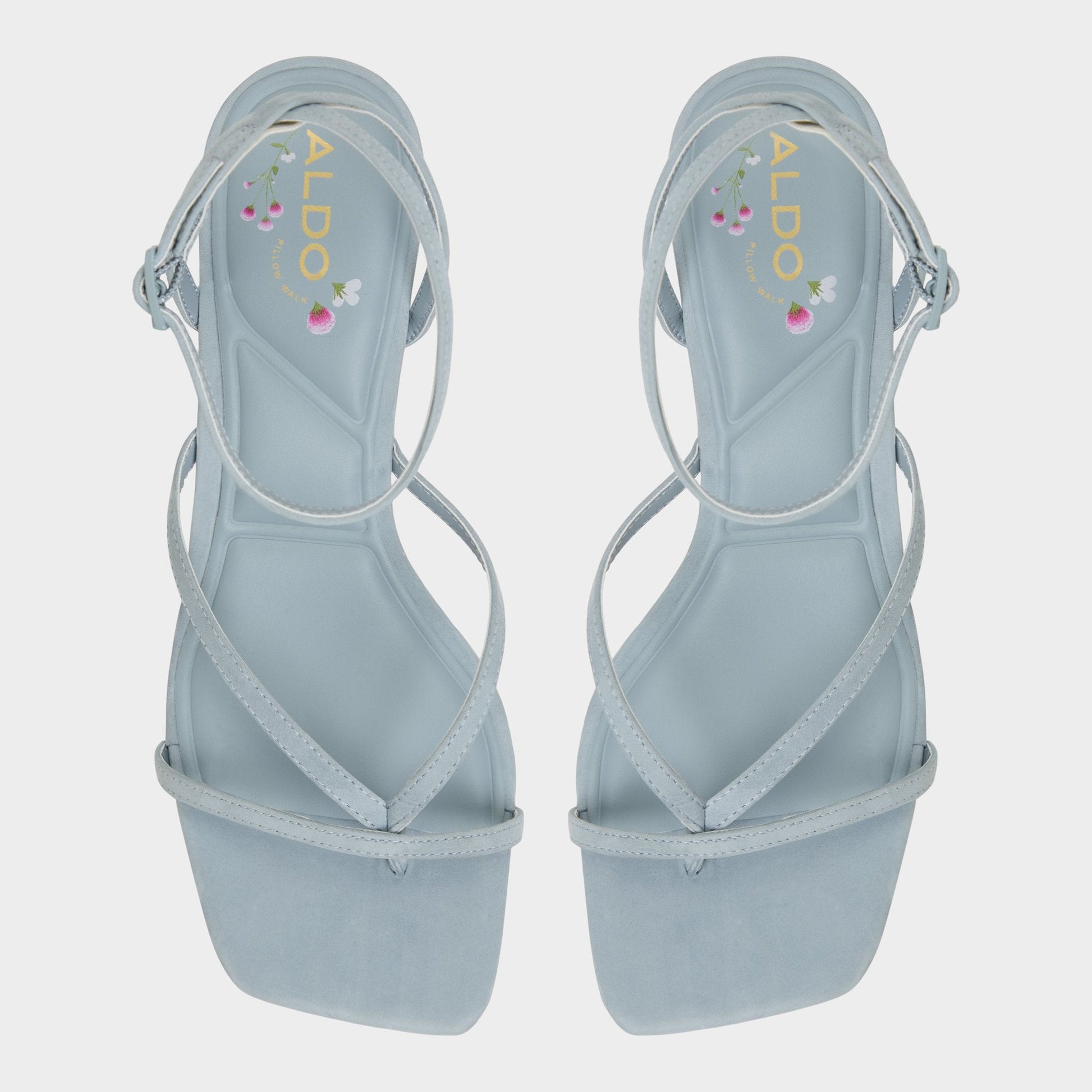Aldo Soffie Other Blue Women's Strappy sandals - Strappy heeled sandal, Kitten heel Women