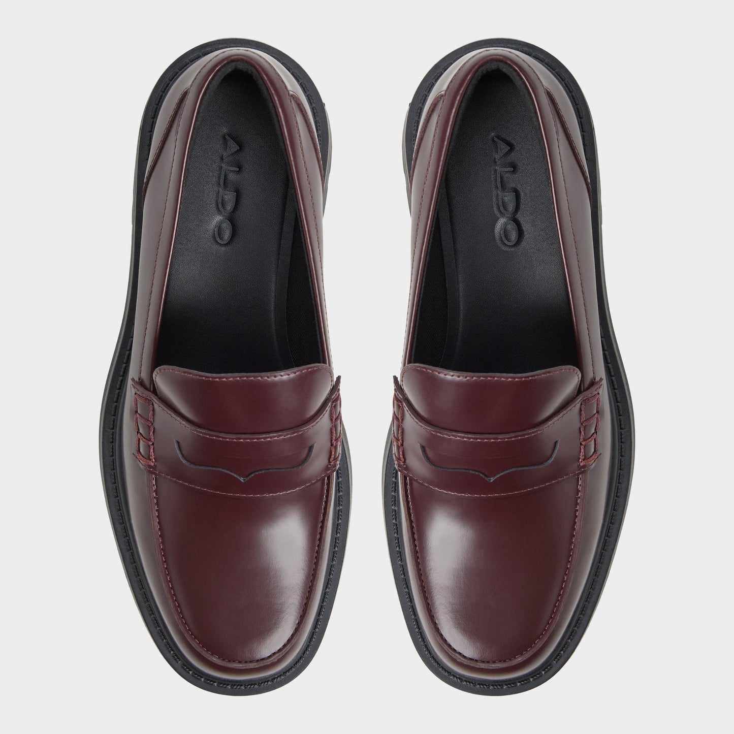 Aldo Cadaycia in Bordo - Loafer, Lug sole Women