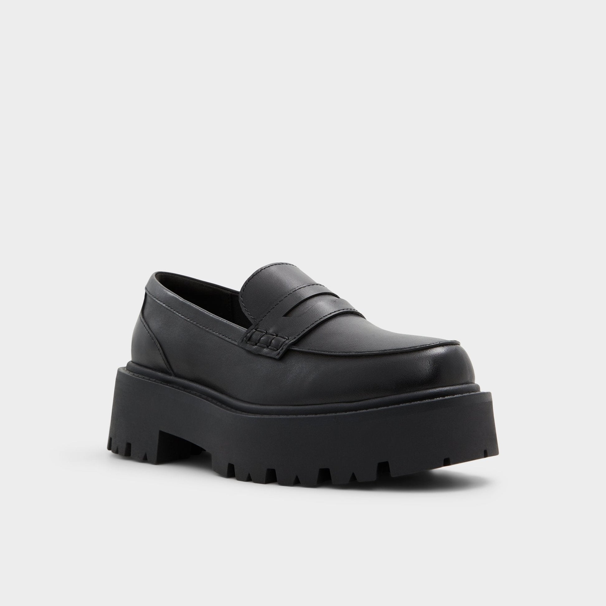 Aldo Cadaycia Black Women's Loafers & Oxfords - Loafer, Lug sole Women