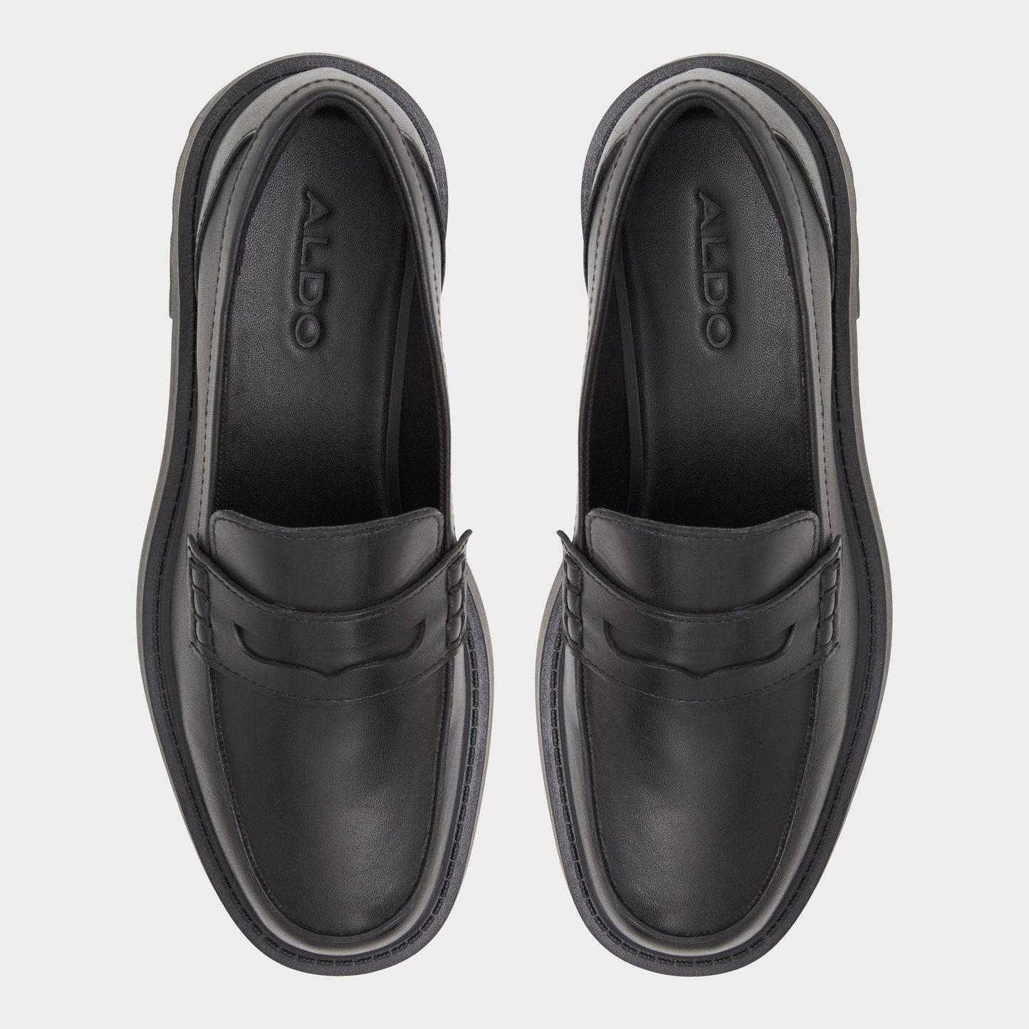 Aldo Cadaycia Black Women's Loafers & Oxfords - Loafer, Lug sole Women