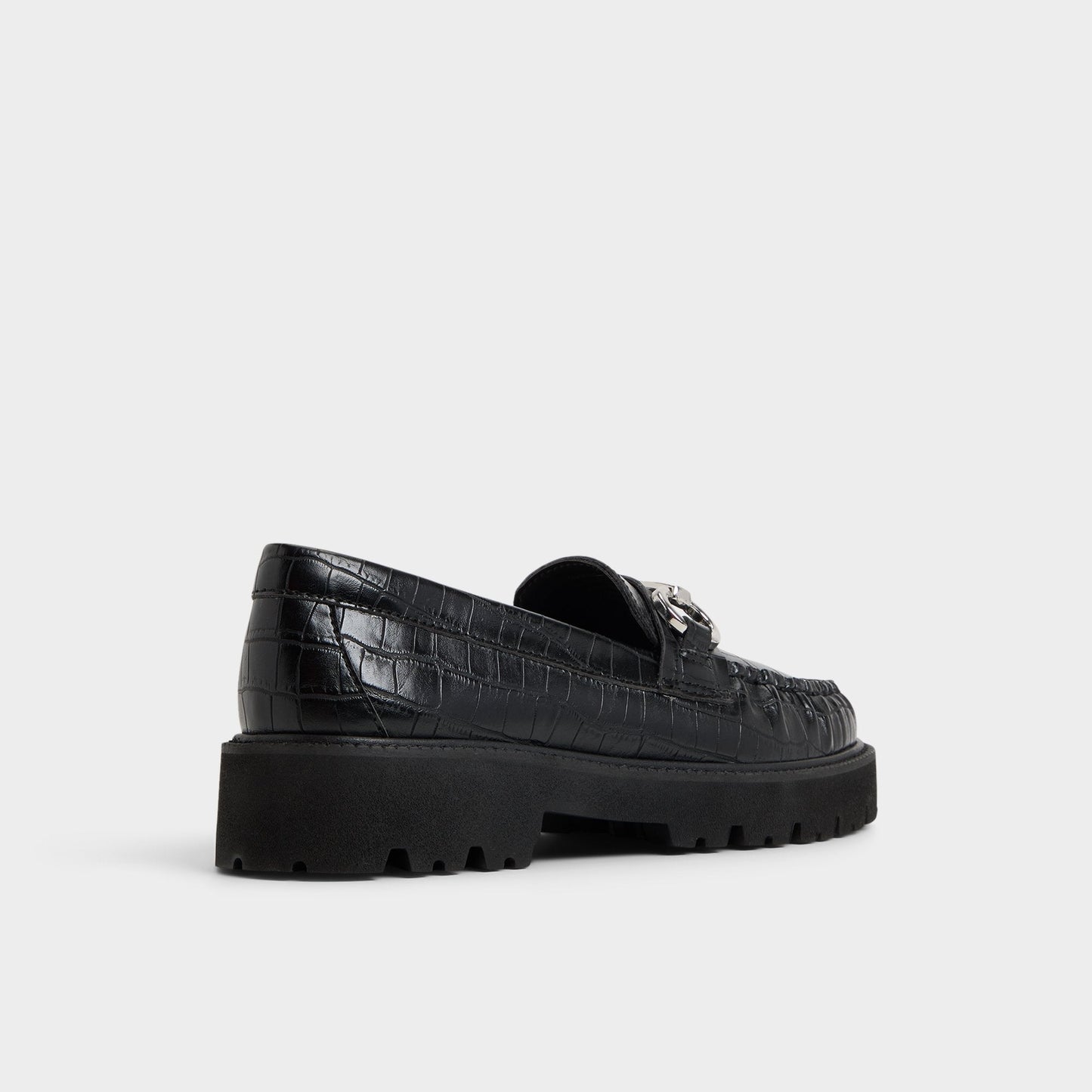 Aldo Danrose Black Women's Loafers & Oxfords - Loafer, Lug sole Women