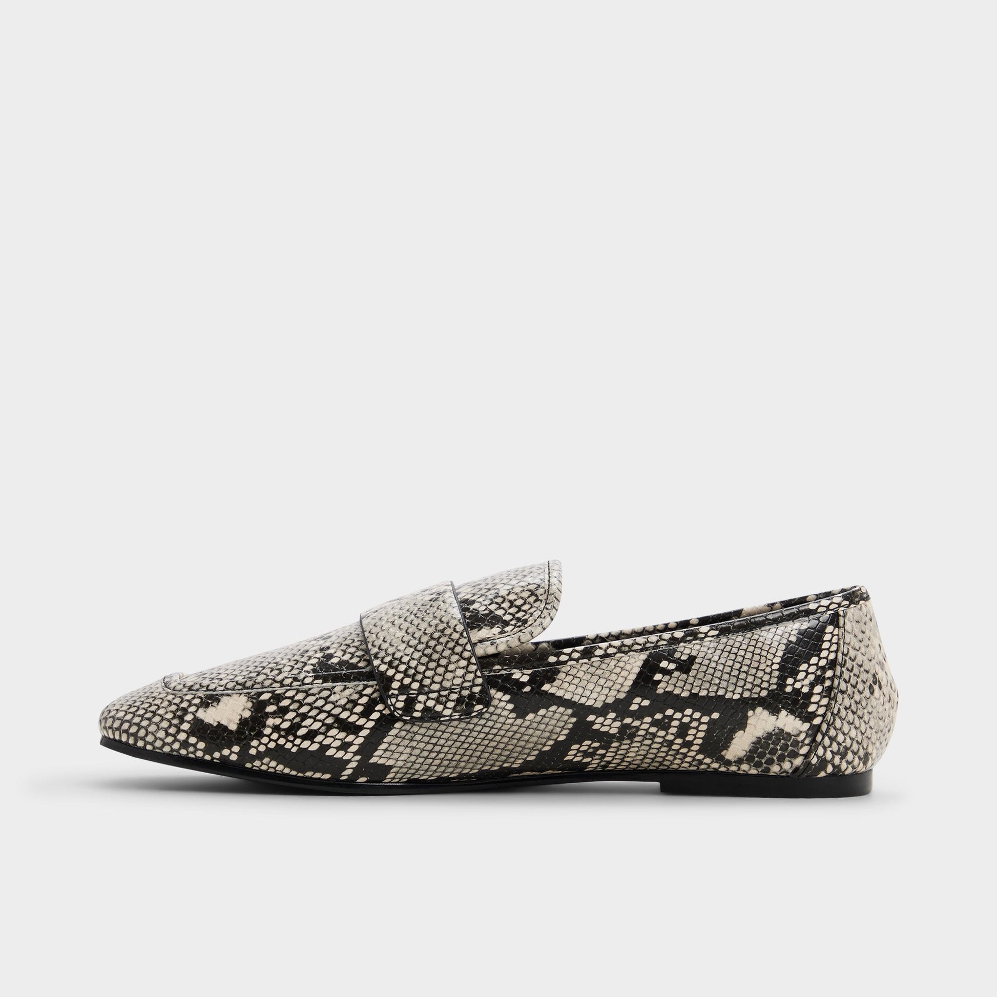 Aldo Bellamyy Black/White Women's Loafers & Oxfords - Loafer Women
