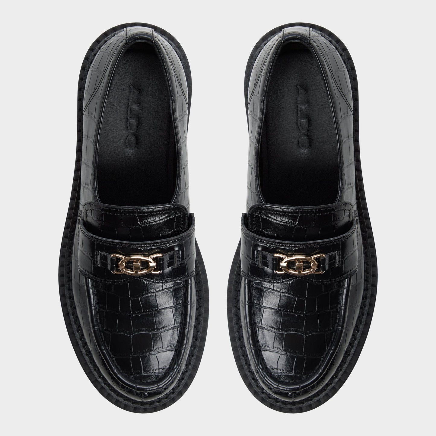 Aldo Miravelle in Black - Loafer, Lug sole Women