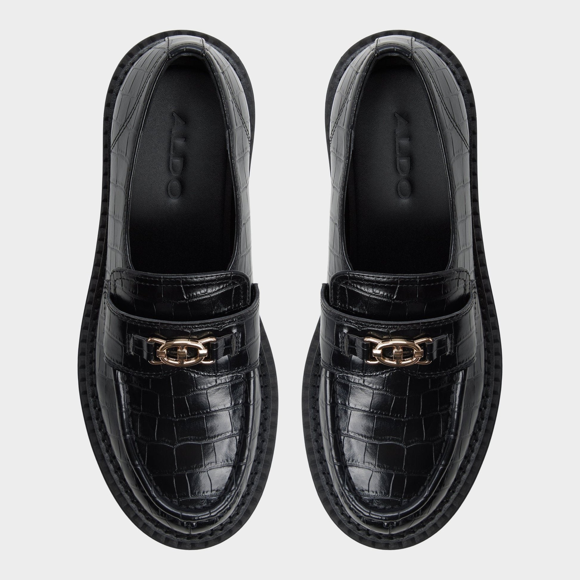 Aldo Miravelle in Black - Loafer, Lug sole Women