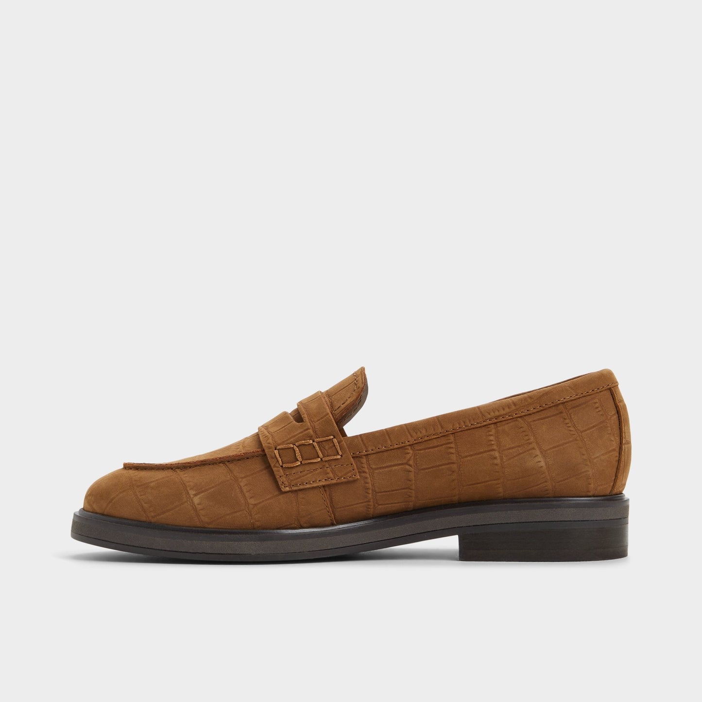 Aldo Lededanten Dark Brown Women's Loafers & Oxfords - Loafer, Block heel Women