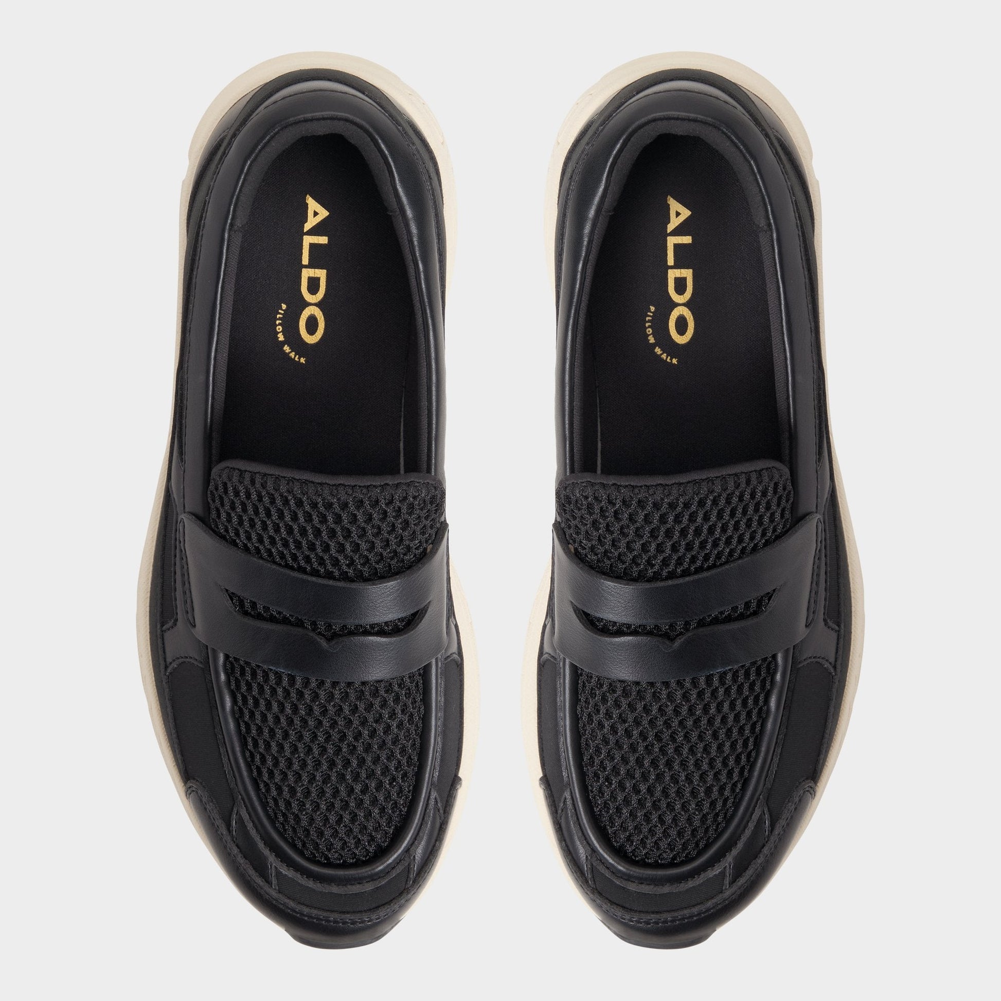 Aldo Loffy in Black - Loafer, Jogger sole Women