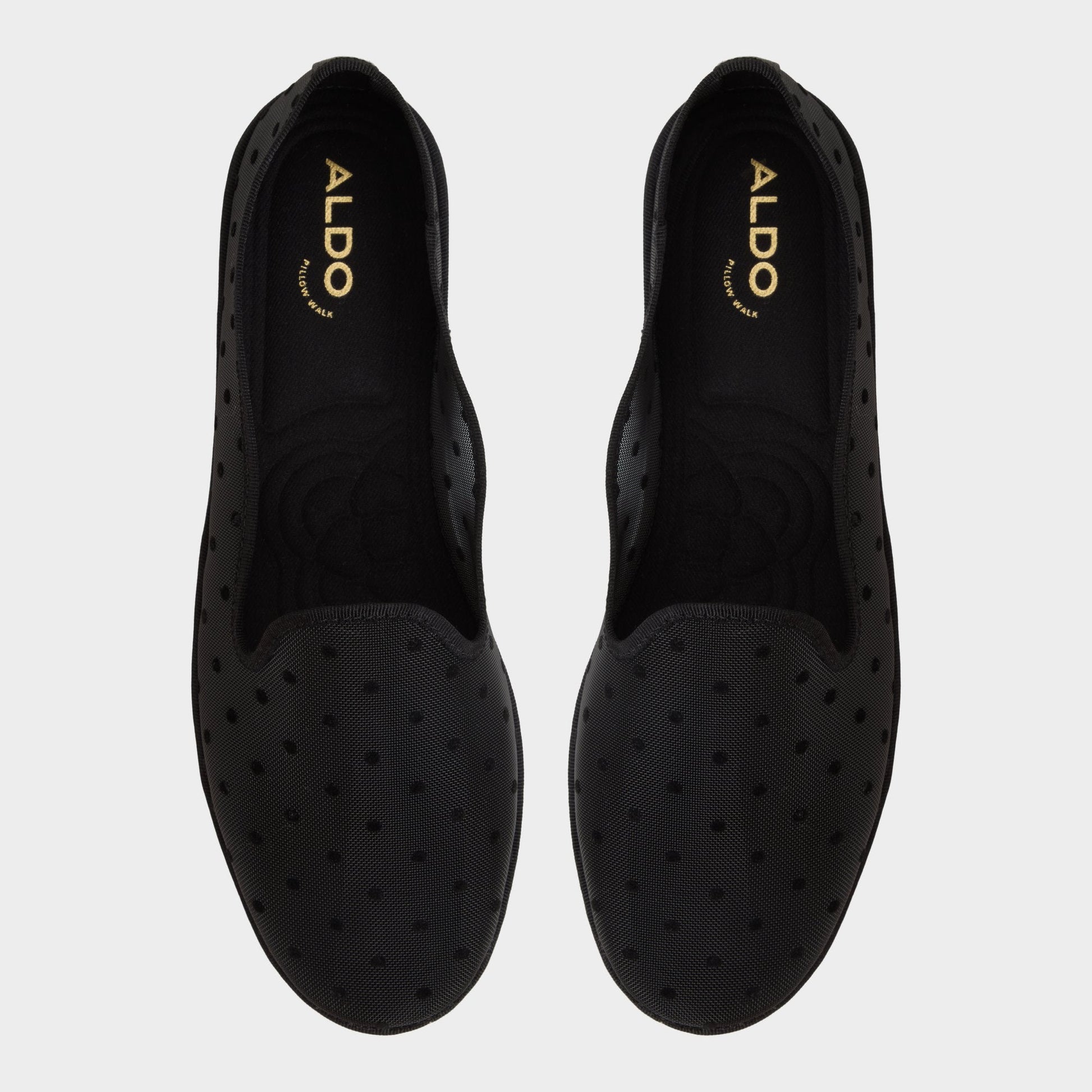 Aldo Aurabelle Black Textile Mesh Women's Loafers & Oxfords - Loafer Women