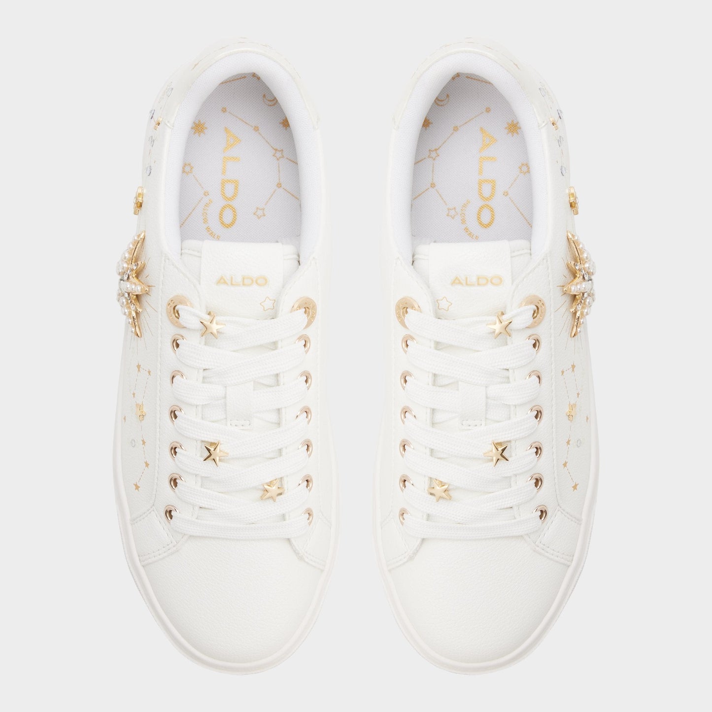 Aldo Starbright in White - Sneaker, Cup sole Women|New