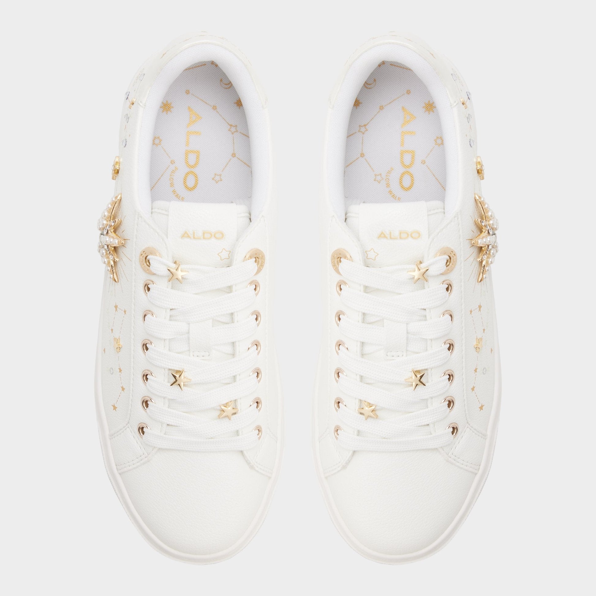 Aldo Starbright in White - Sneaker, Cup sole Women|New