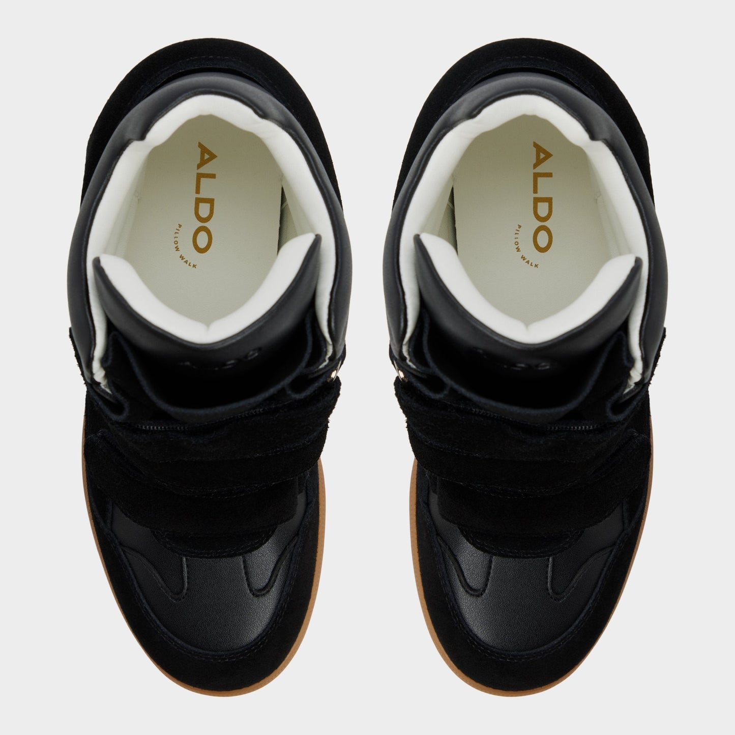 Aldo Bellissamo in Black - Wedge sneaker, Wedge heel Women