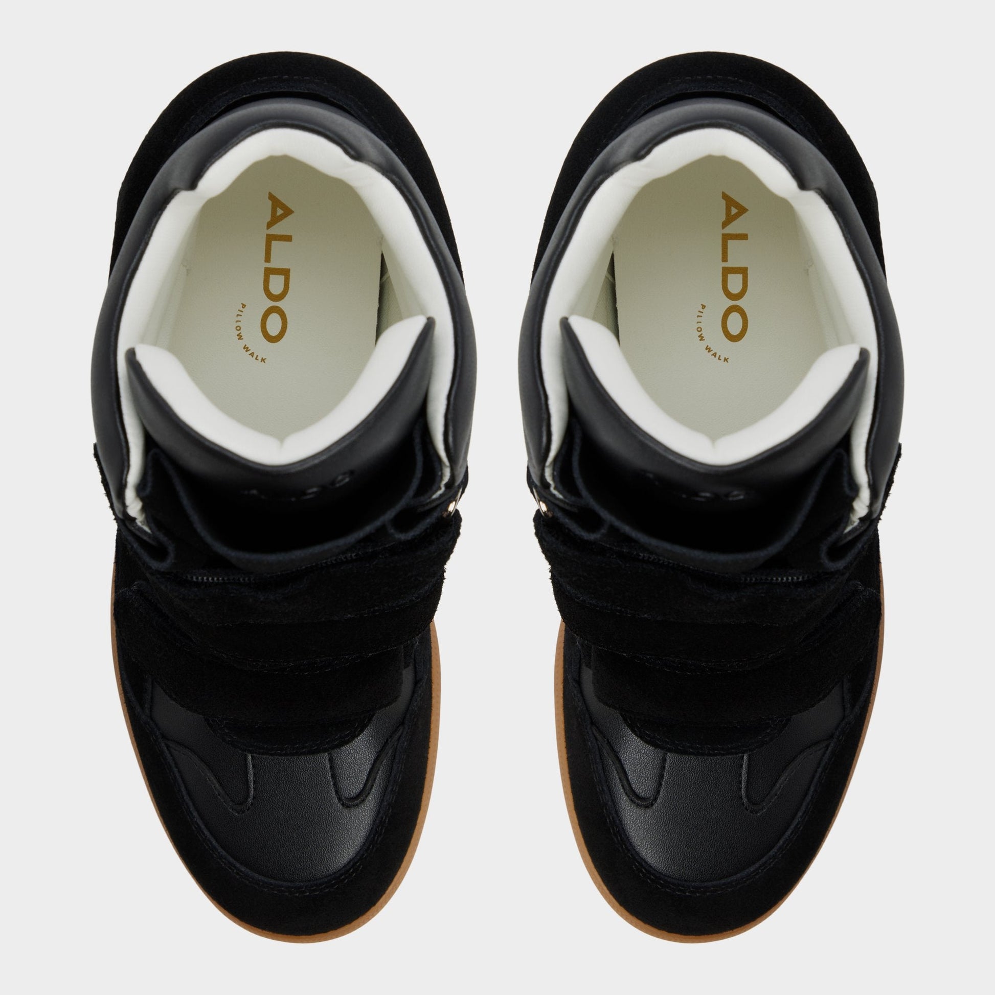 Aldo Bellissamo in Black - Wedge sneaker, Wedge heel Women