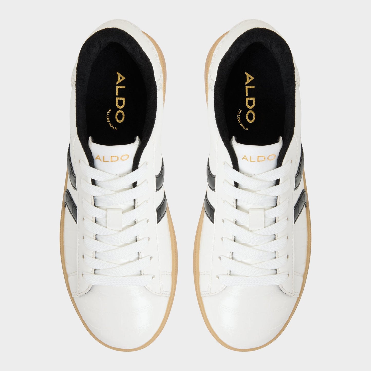 Aldo Chicsneaker2 White/Black Women's Low top sneakers - Sneaker, Cup sole Women|Bags