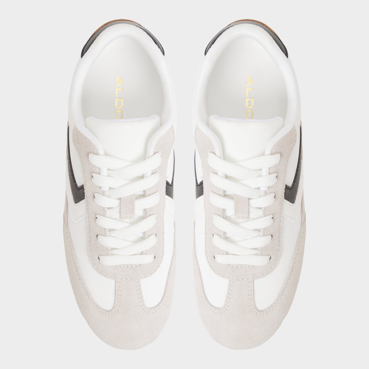 Aldo Coolchic White/Grey Women's Low top sneakers - Jogger sneaker Women