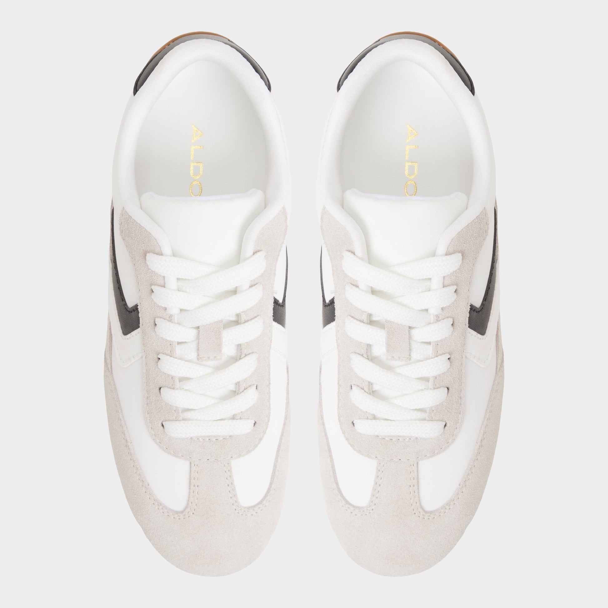 Aldo Coolchic White/Grey Women's Low top sneakers - Jogger sneaker Women