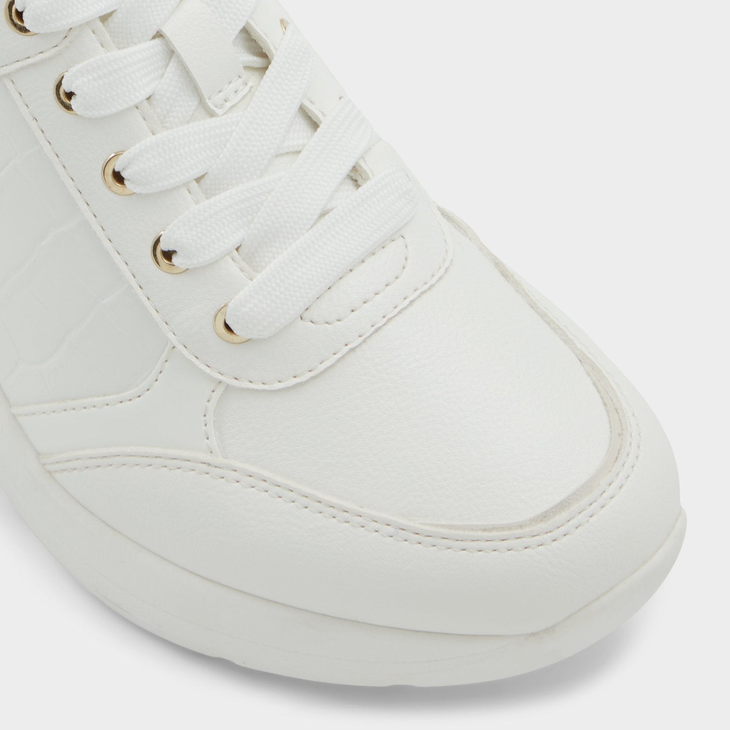 Aldo Iconistep White Overflow Women's Low top sneakers - Wedge sneaker, Wedge heel Women