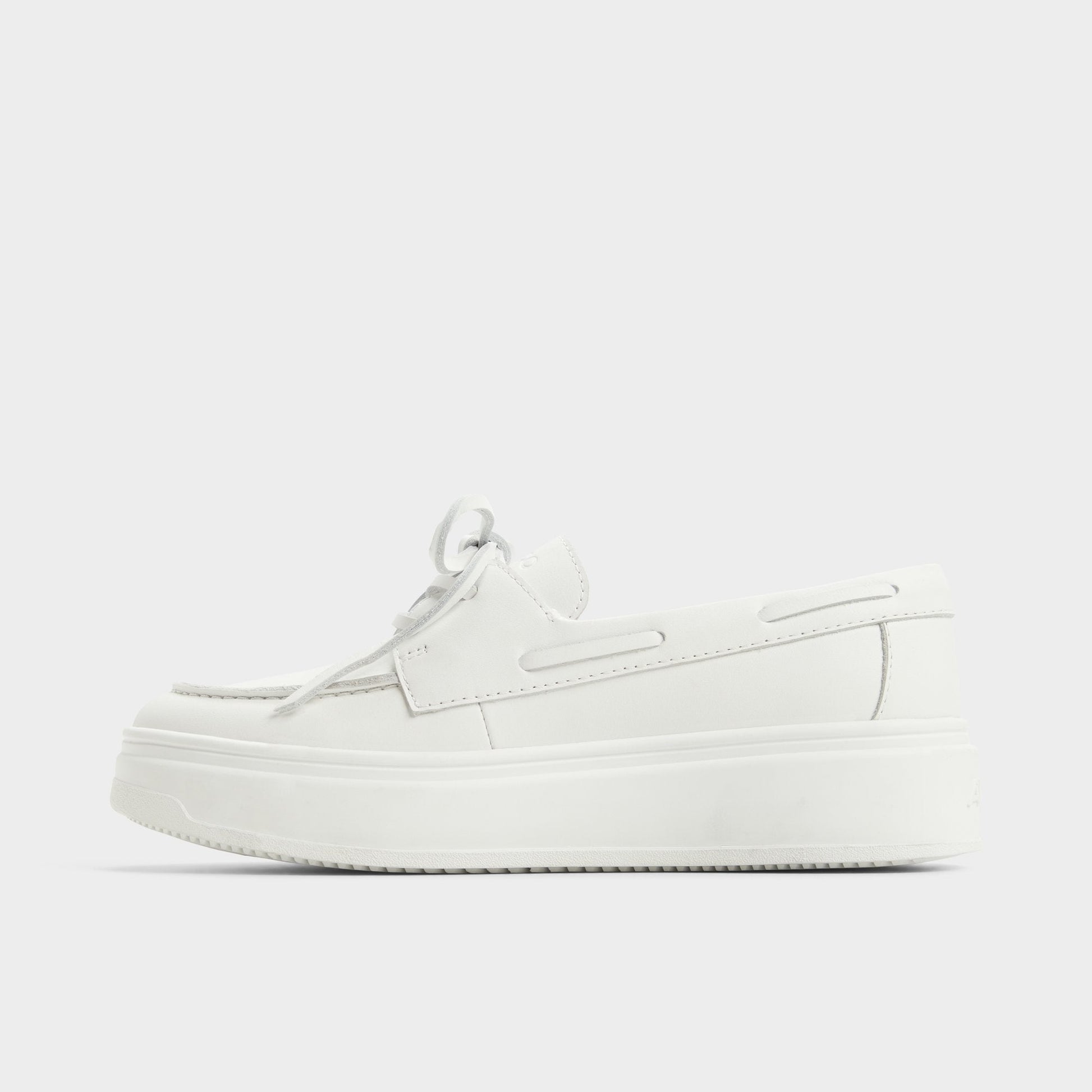 Aldo Wildbreeze Open White Women's Slip on sneakers - Boat shoe, Platform Women