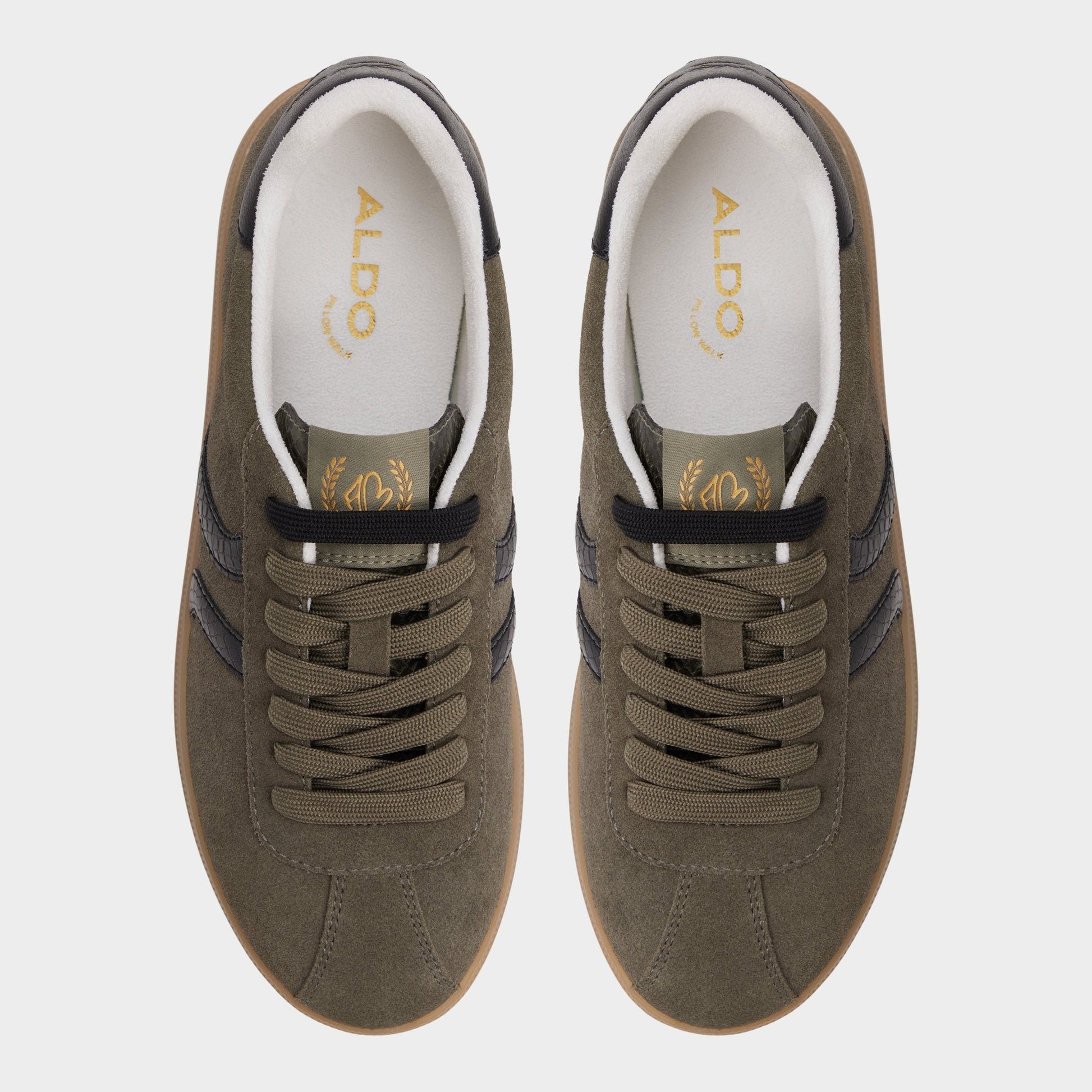 Aldo Chicsneaker in Olive - Low top sneaker, Cup sole Women