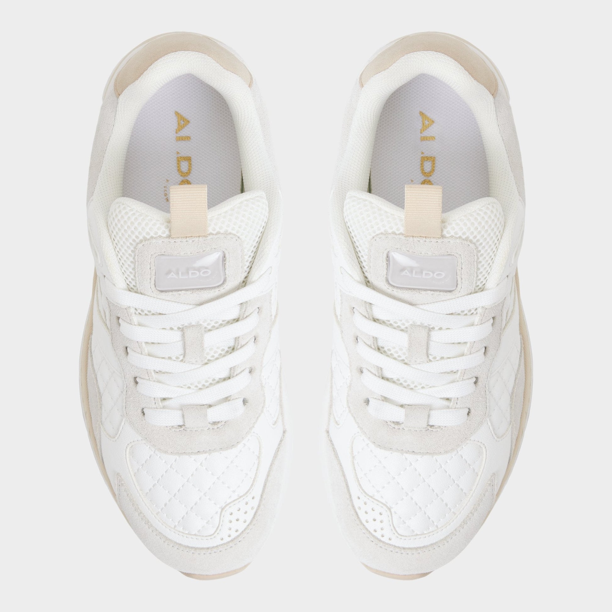 Aldo Pillowsnkr in L White - Jogger sneaker Women