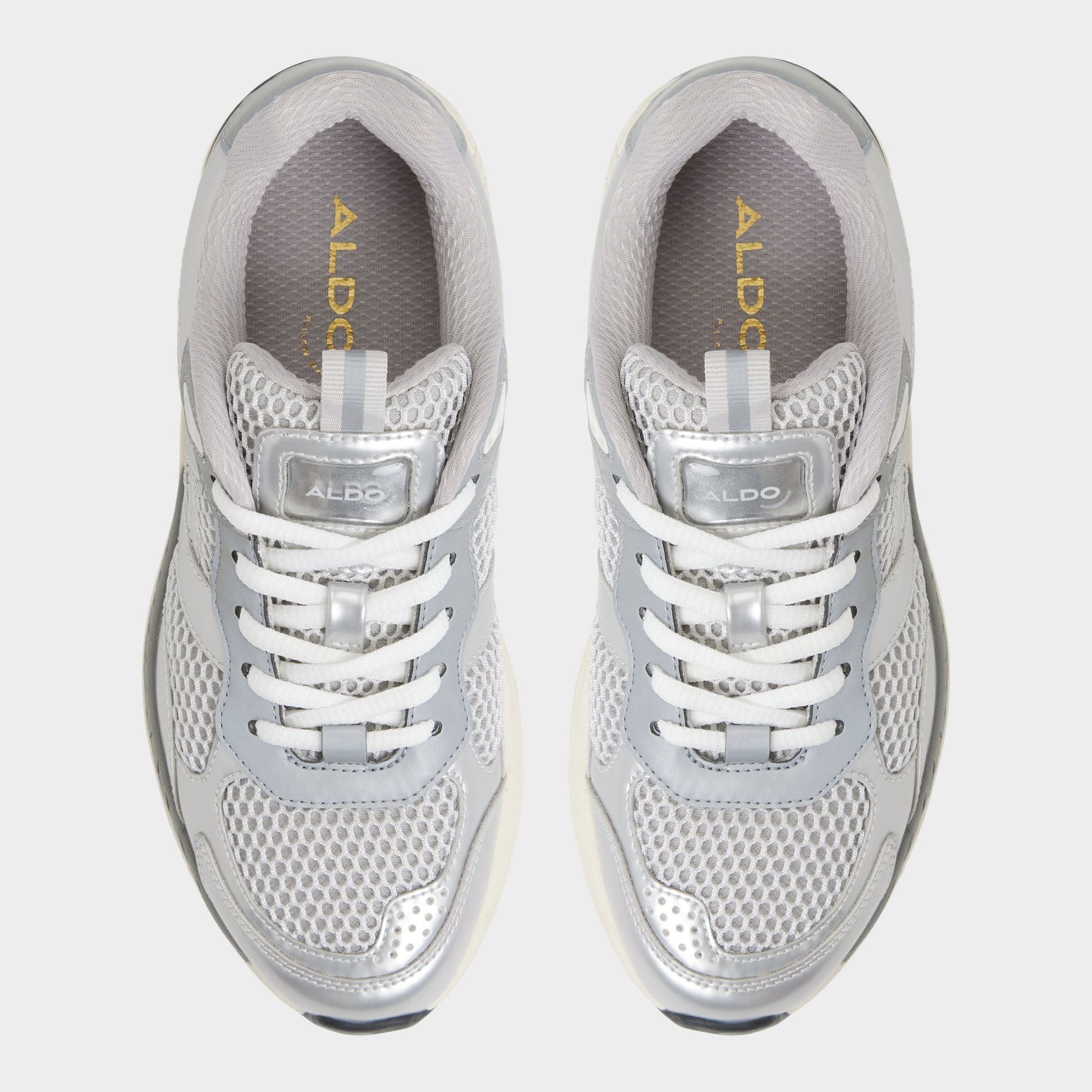 Aldo Pillowsnkr in L Silver - Jogger sneaker Women