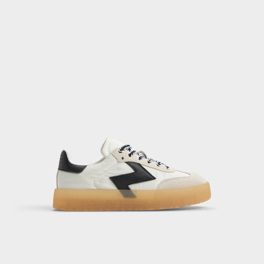 Aldo Retrostep White/Black Women's Low top sneakers - Low top sneaker, Jogger sole Women