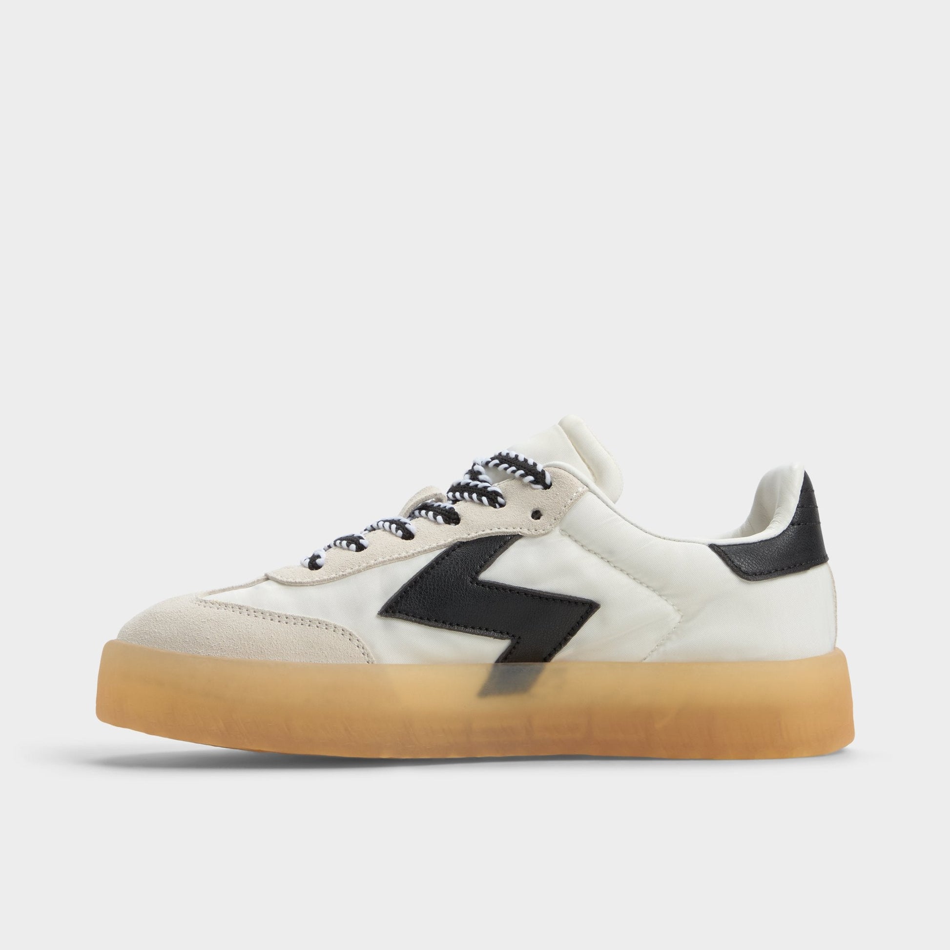 Aldo Retrostep White/Black Women's Low top sneakers - Low top sneaker, Jogger sole Women