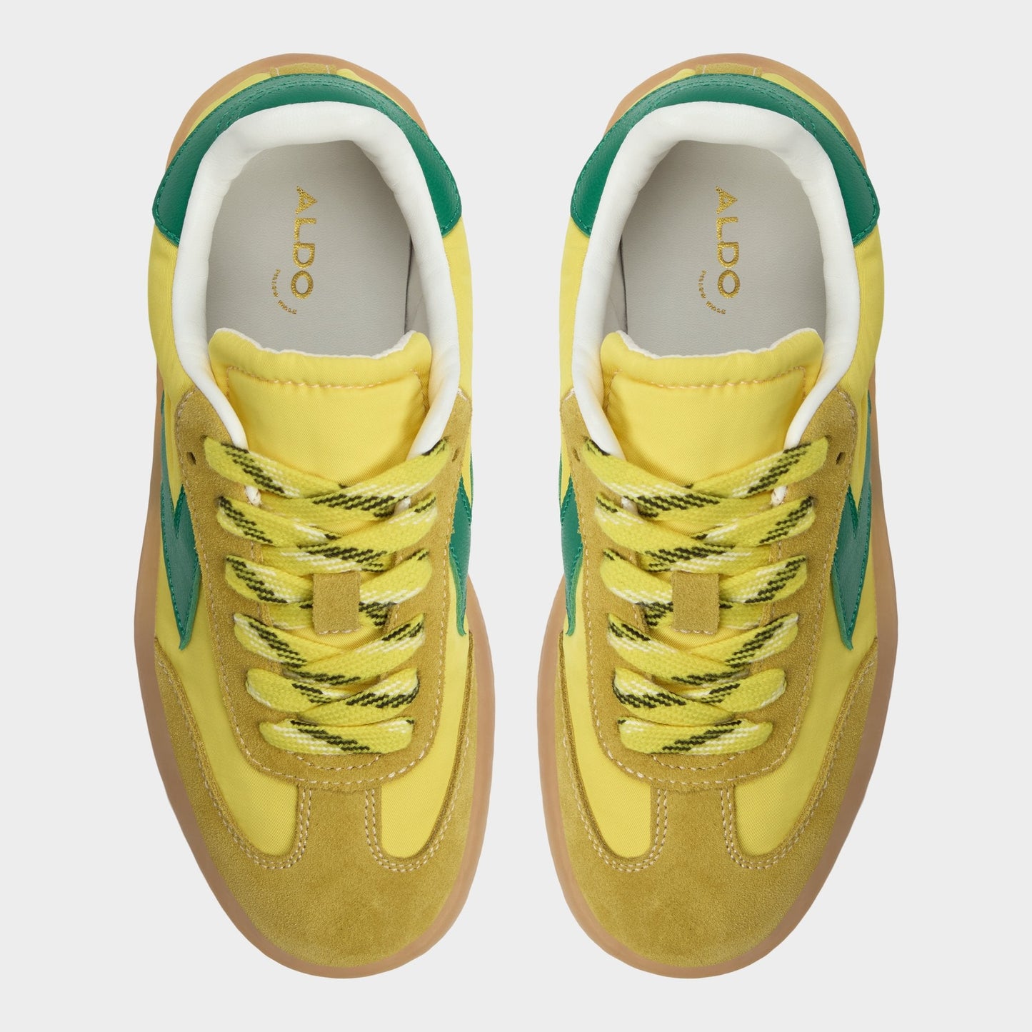 Aldo Retrostep Yellow Multi Women's Low top sneakers - Low top sneaker, Jogger sole Women