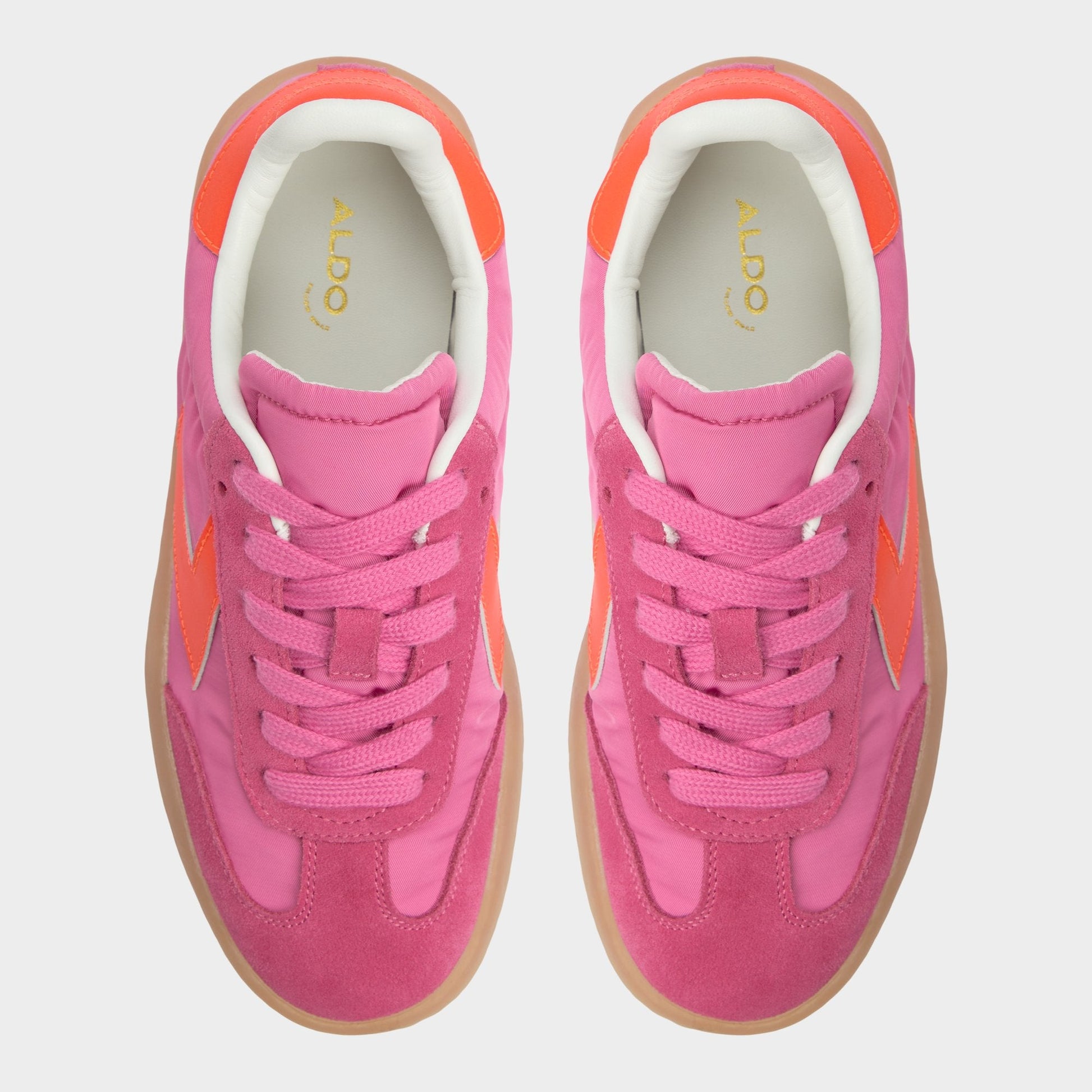 Aldo Retrostep Bright Pink Women's Low top sneakers - Low top sneaker, Jogger sole Women
