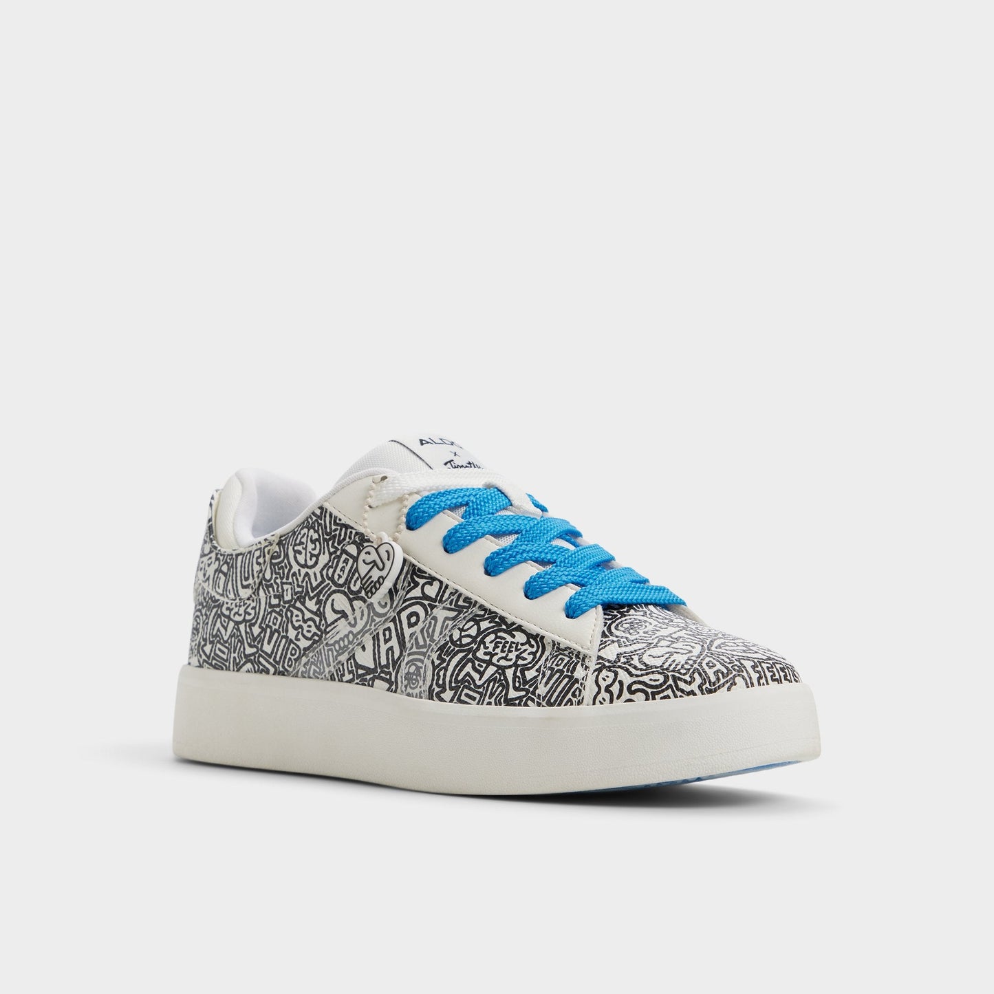 Aldo Timothy in Goodman White Black - Women's low top sneaker, Cup sole Women