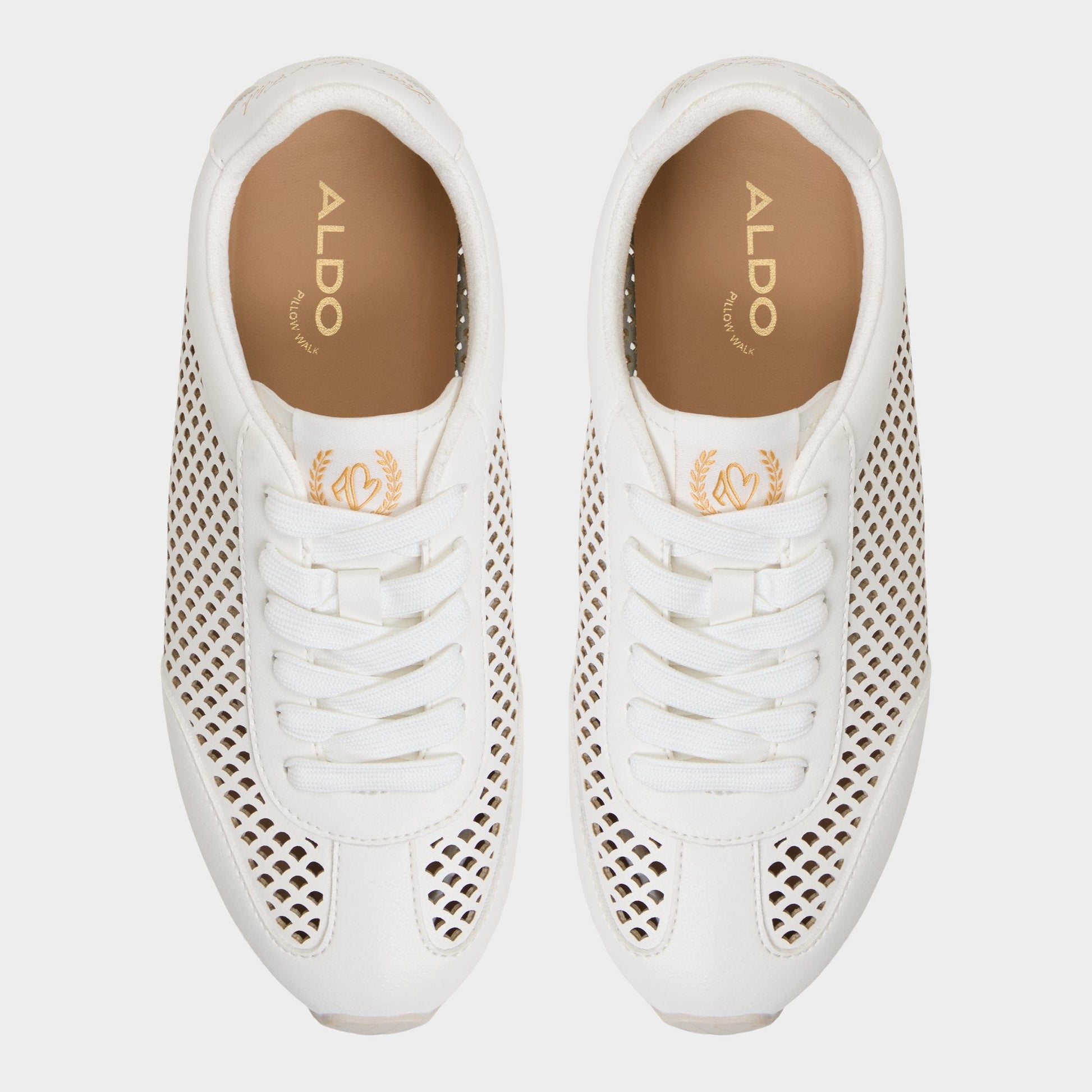 Aldo Carefree Open White Women's Low top sneakers - Jogger sneaker, Jogger sole Women