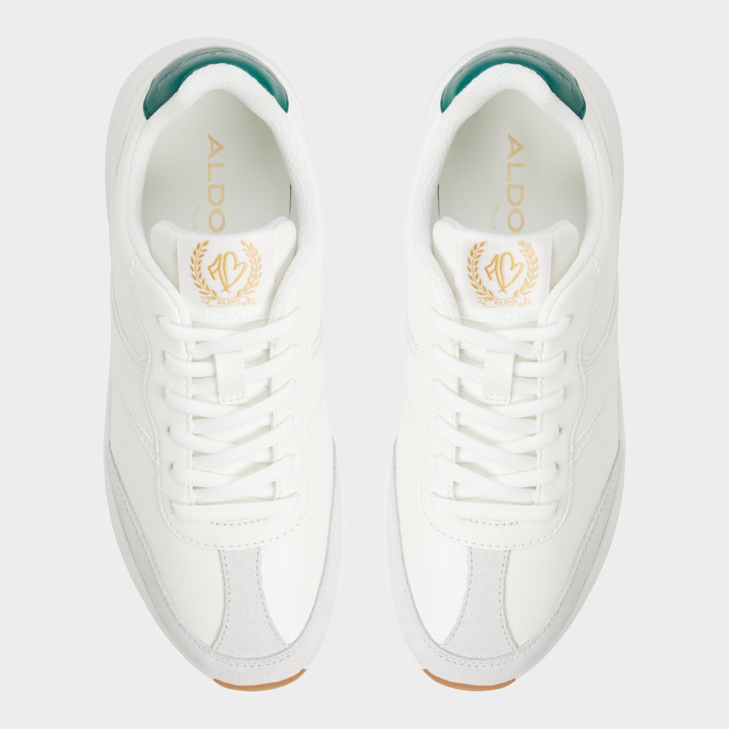 Aldo Clubchic White Combo Women's Athletic Sneakers - Jogger sneaker Women