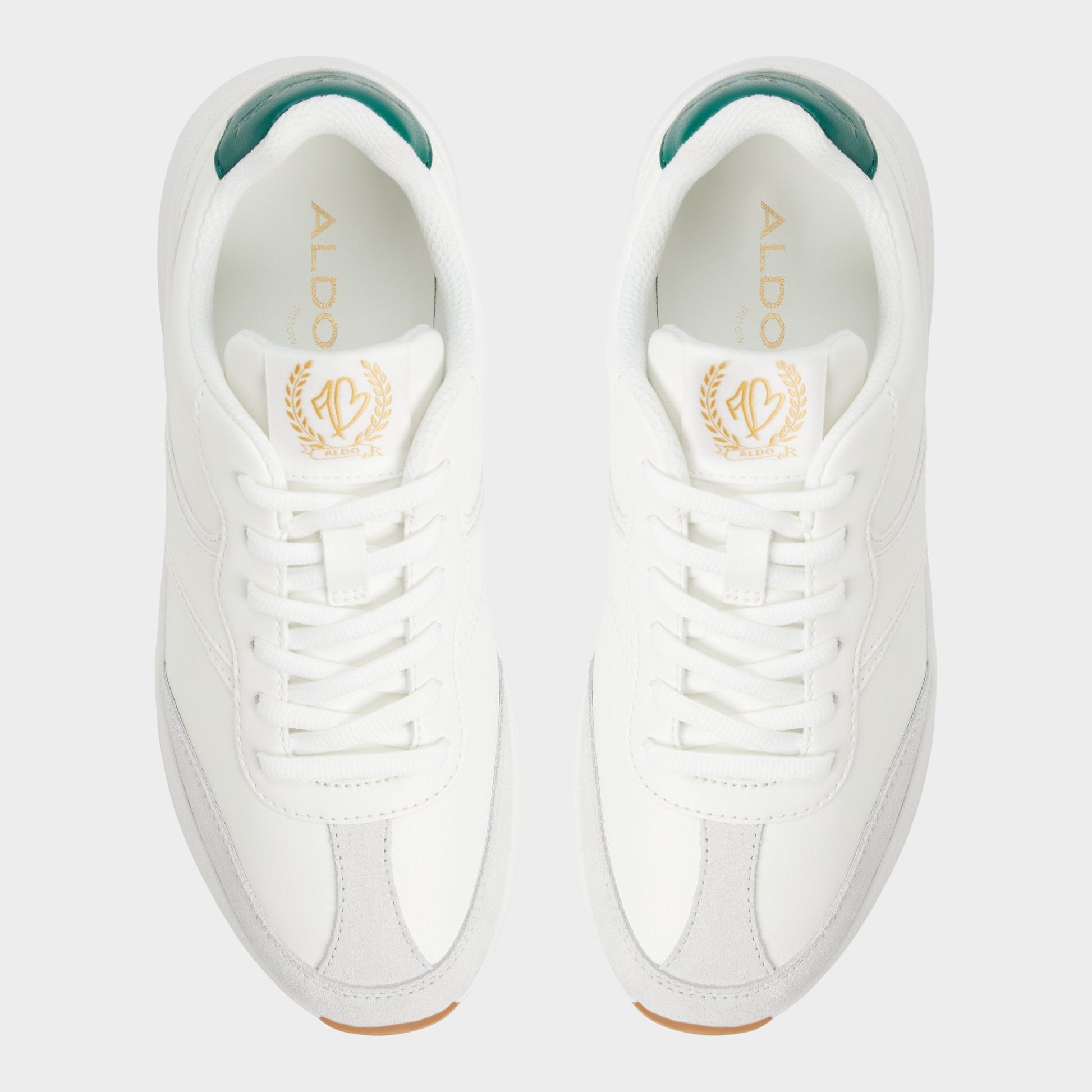 Aldo Clubchic White Combo Women's Athletic Sneakers - Jogger sneaker Women