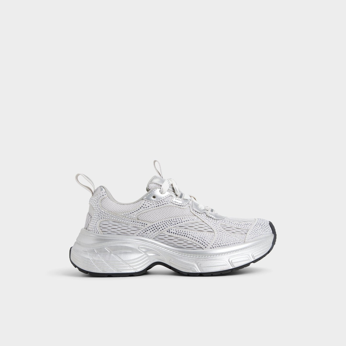 Aldo Powerplay in Silver - Jogger sneaker Women