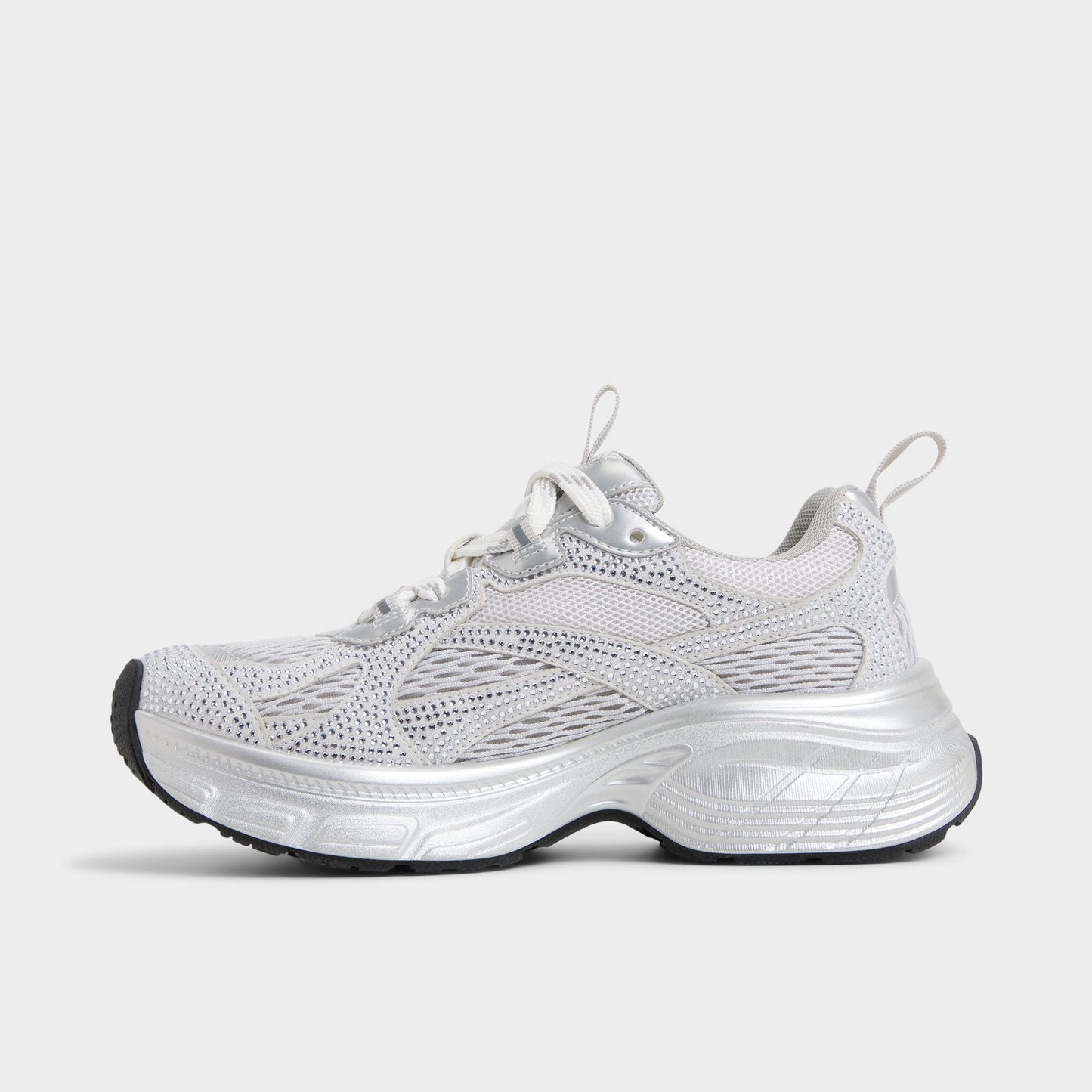 Aldo Powerplay in Silver - Jogger sneaker Women