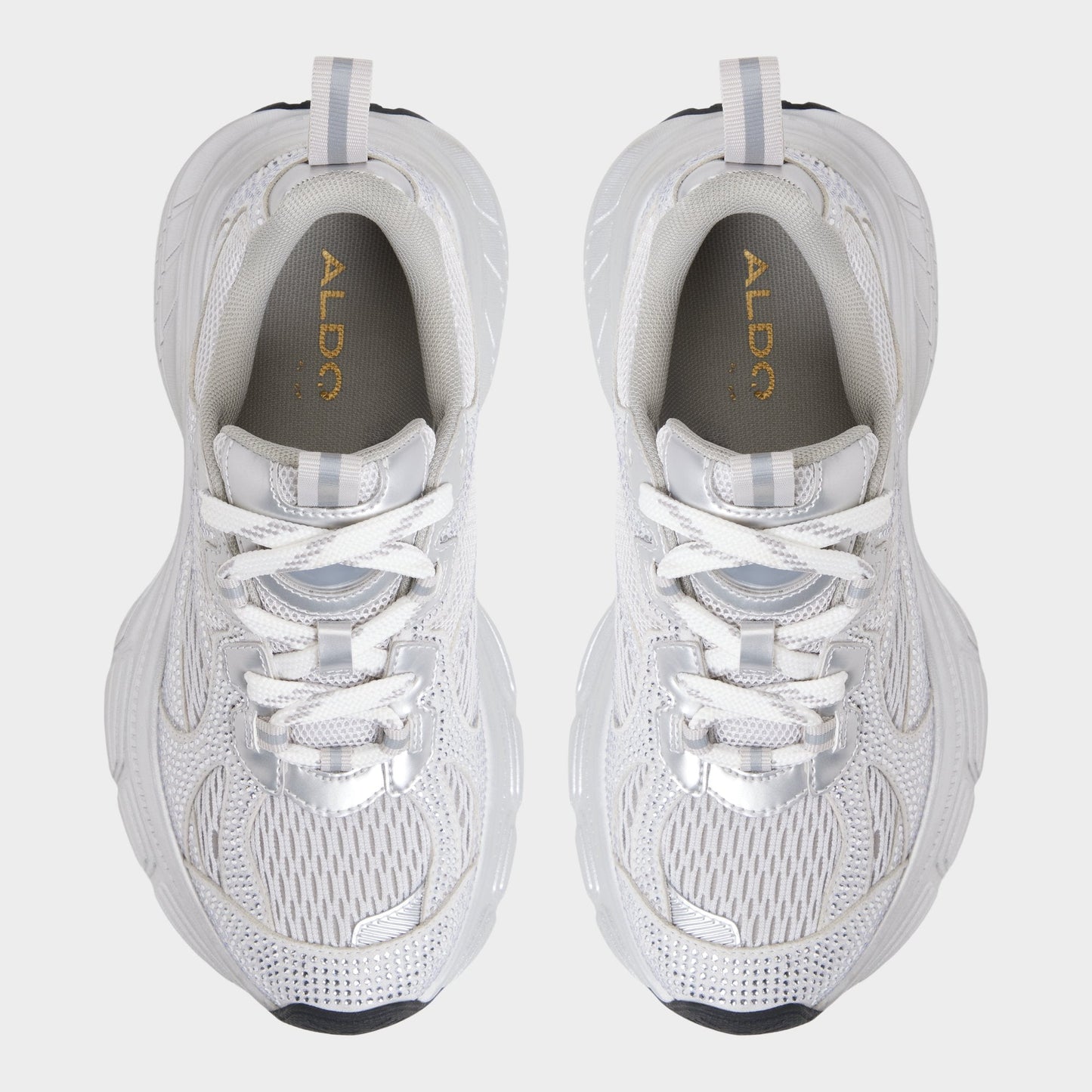 Aldo Powerplay in Silver - Jogger sneaker Women